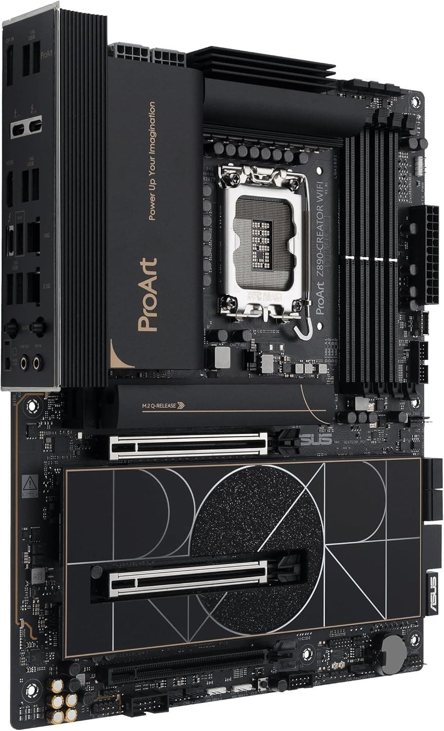 ASUS PROART Z890-CREATOR WiFi Mainboard Sockel Intel LGA1851 (Intel Z890, ATX, PCIe 5.0, DDR5, 10Gb & 2,5Gb-Ethernet, 4X M.2, Thunderbolt 4) Bild 3