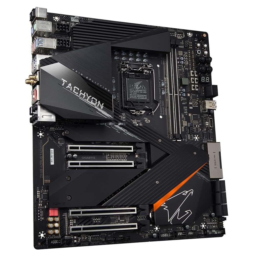 Gigabyte MB GBT Intel 1200 Z590 AORUS Tachyon Cranberry Bild 3
