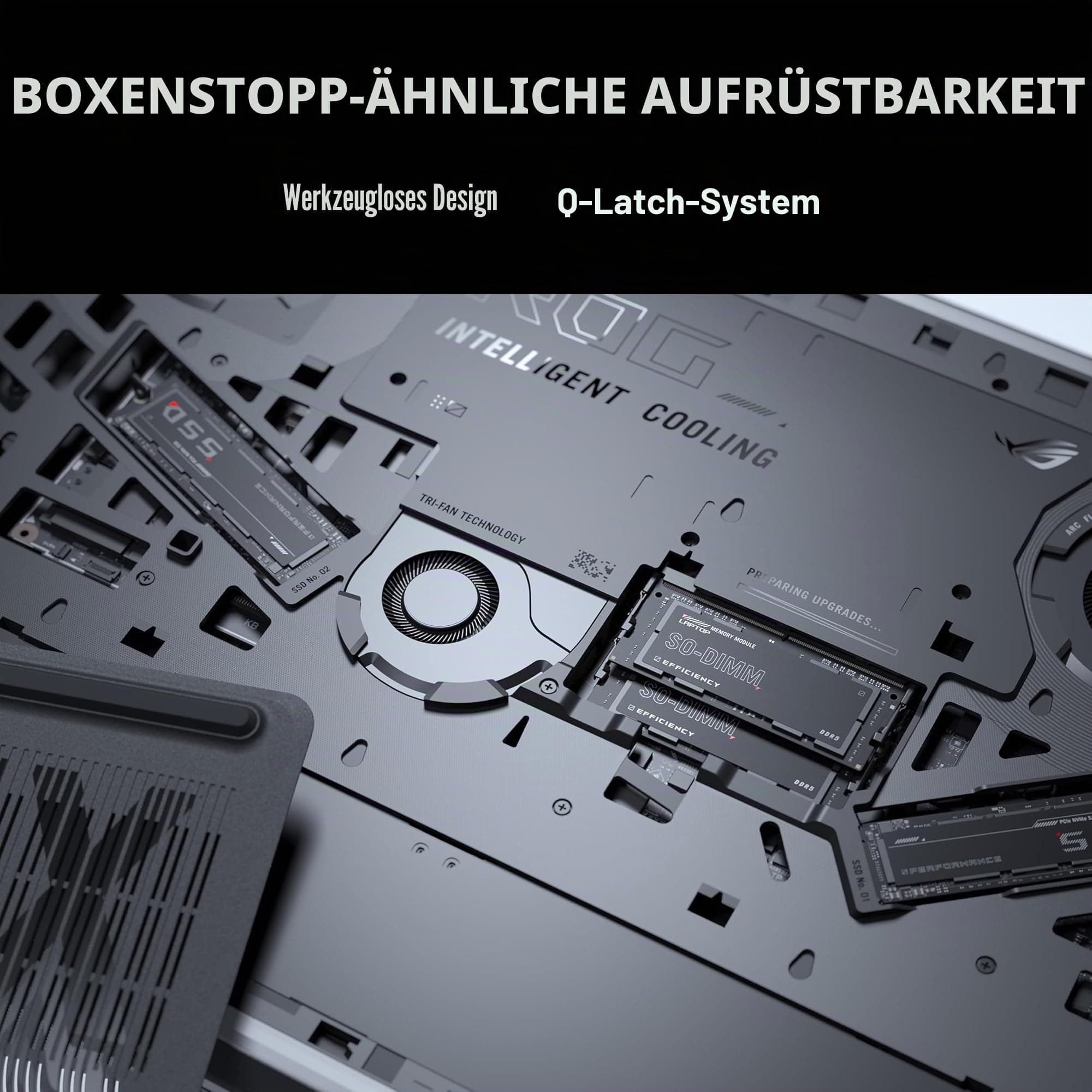 ASUS ROG Strix G16 (2025) Gaming Laptop, 16 Zoll FHD+ 16:10 165Hz/3ms Display, NVIDIA® GeForce RTX™ 5060 Laptop GPU, Intel® Core™ i7 Prozessor 14650HX, 16GB DDR5, 1TB Gen 4 SSD, Wi-Fi 7, Windows 11 RTX 5060 | 1TB Bild 7