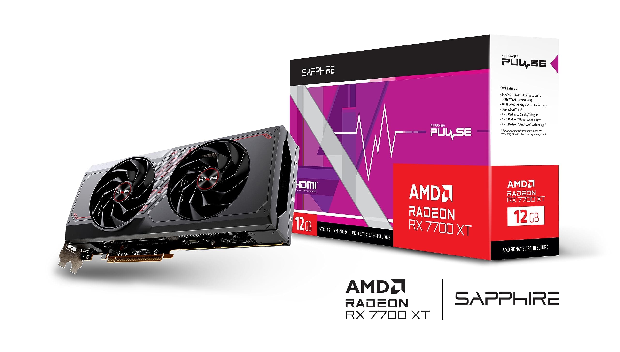 Sapphire PULSE AMD RADEON RX 7700XT GAM 12.288 MB GDDR6 Bild 3