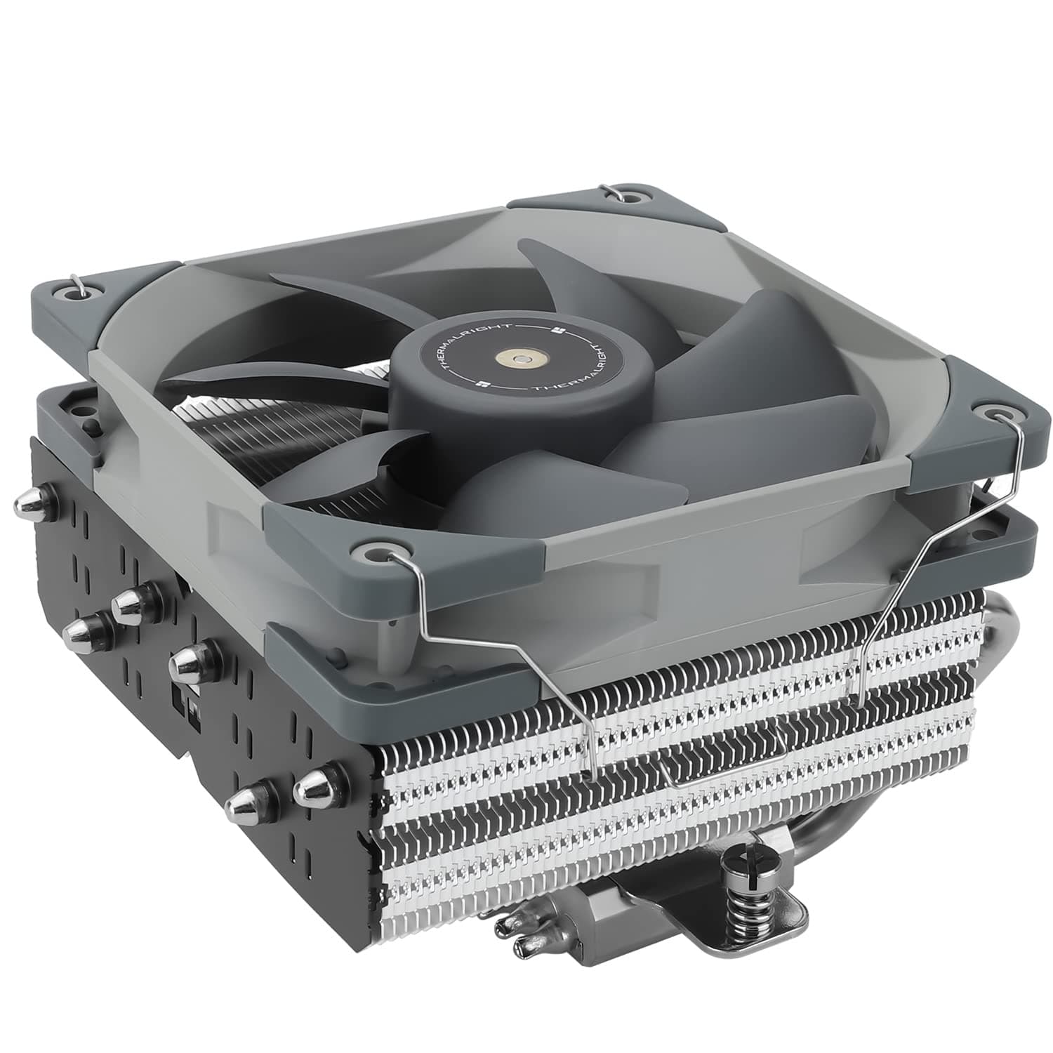 Thermalright SI-100 CPU Luftkühler, 6×6mm Heatpipes, TL-E12 PWM Quiet Fan CPU Kühler mit S-FDB V2.0 Lager, AGHP 3.0 Technologie, Für AM4/AM5/Intel 1150/1151/1200/1700/1851/2011, PC-Kühler