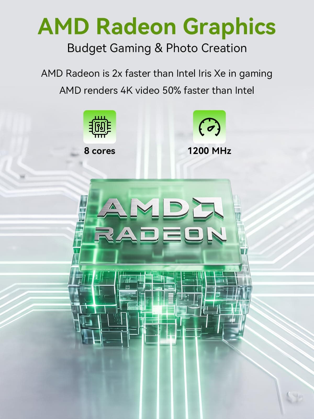 GMKtec Dual 2.5G NIC Mini-PC G11 AMD Ryzen Embedded R2514 (Schlägt 4300U/3500U/N150), 16GB DDR4 (Dual Channel), 512GB PCIe 3.0 M.2 SSD, Mini-Computer Triple-Display/2xUSB 3.2 10Gbit/s/WiFi6E/BT5.2/ Black 16+512 Bild 4