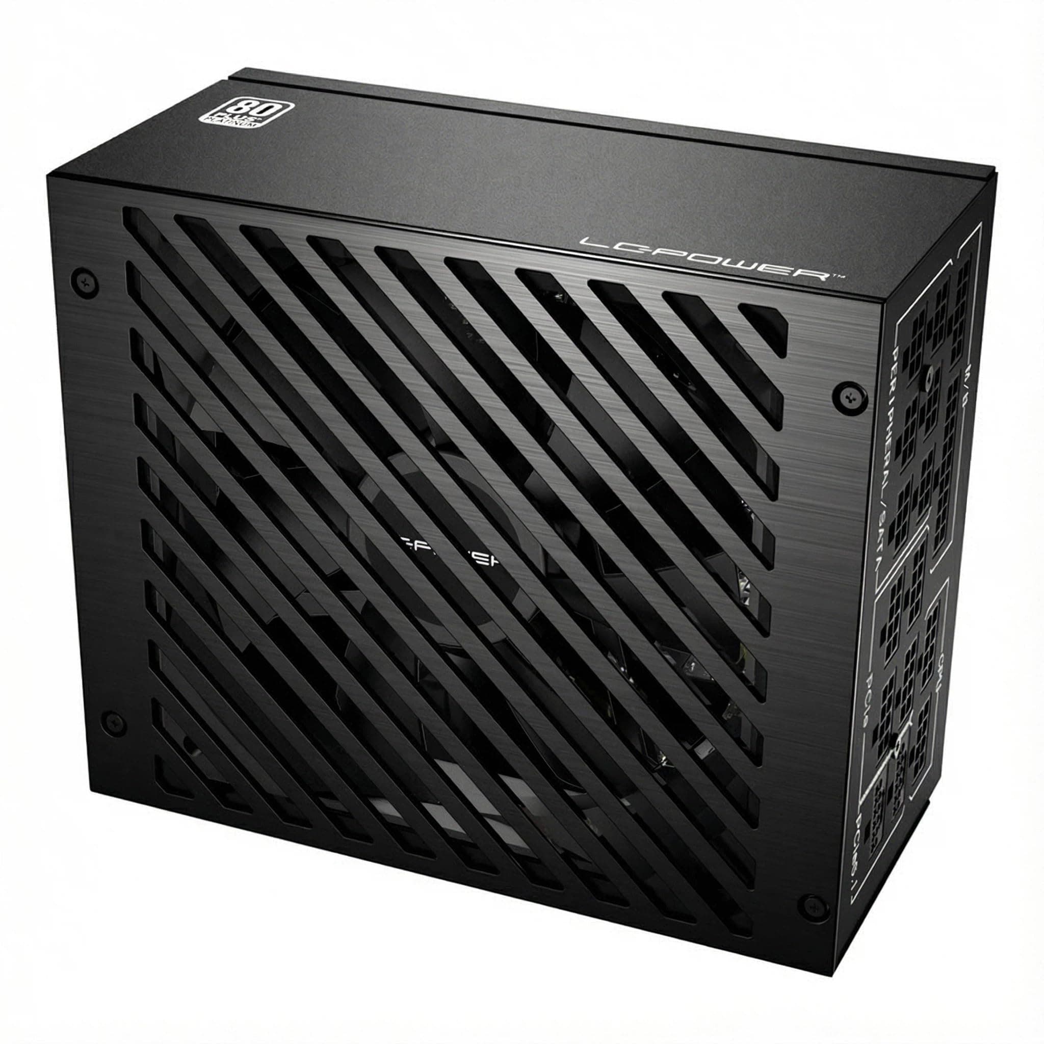 LC-POWER Premium Gaming Netzteile 850W, 80 Plus Platinum, ATX 3.1 Netzteil PC, PCIe 5.1 Kompatibel, Vollmodular, 135mm Lüfter, Leiser Betrieb für High-End Gaming 850W ATX3.1 Platinum