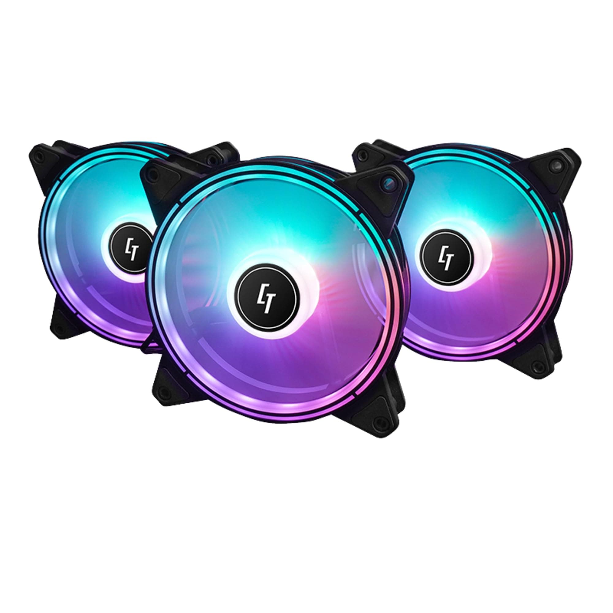 NF-3012-RGB 3er-RGB Lüfter-Set (Nova) (3er Pack inkl. Controller, 120 mm) Bild 2