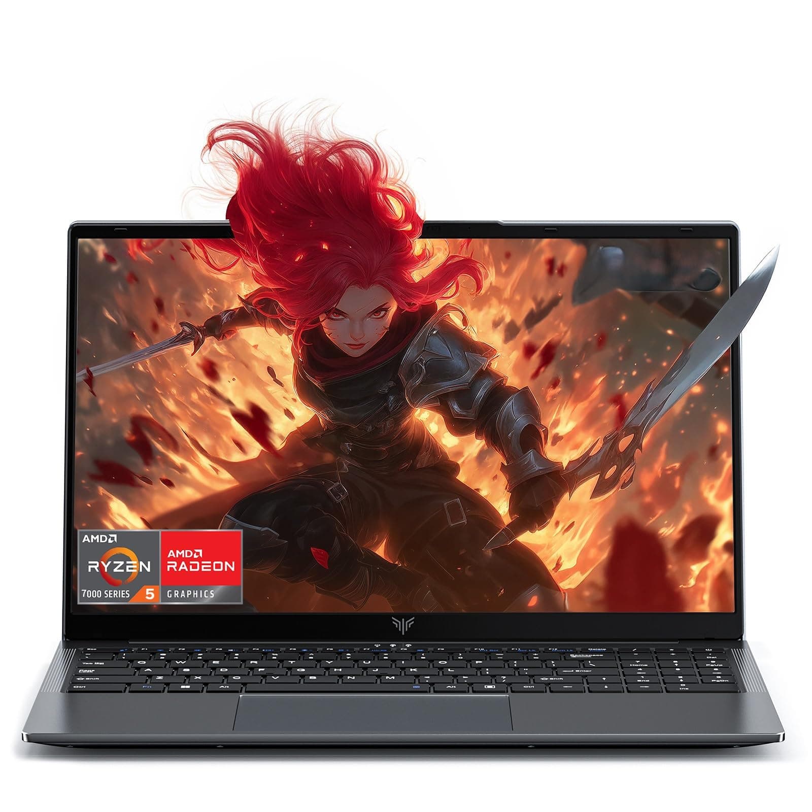 15.6 Zoll Laptop,Ryzen 5 7430U Prozessor bis zu 4.3GH,16GB DDR4 512GB SSD,Notebook Geeignet für Studium und Beruf,Unterstützung WiFi 5, BT5.0, 3*USB3.2,5000mAh