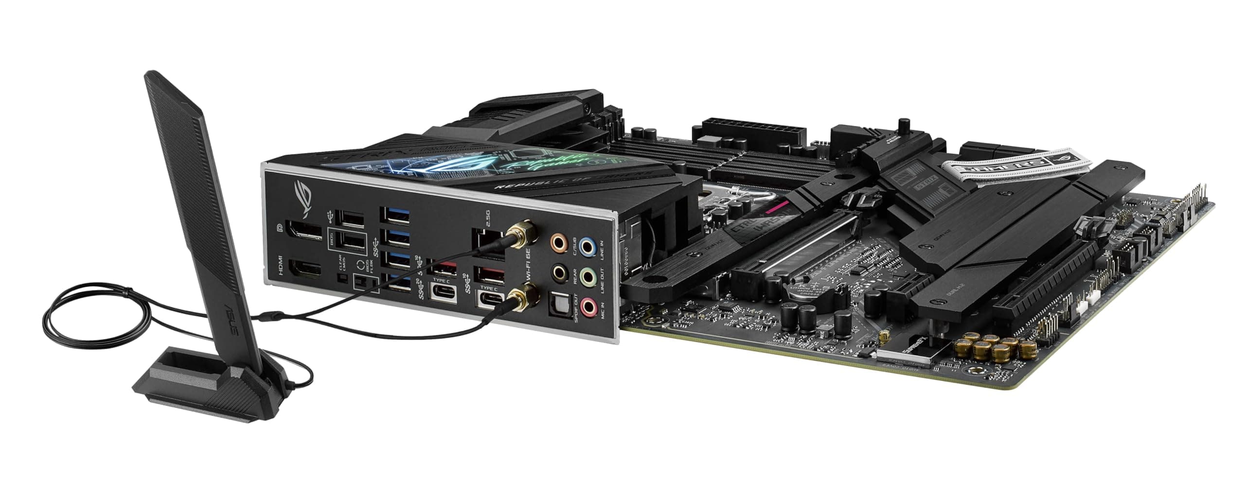 ASUS ROG Strix Z690-F Gaming WiFi Mainboard Sockel Intel LGA 1700 (Intel Z690, ATX, 4x M.2, PCIe 5.0, DDR5, USB 3.2 Gen 2x2 Type-C, WiFi6, Aura Sync) Bild 7
