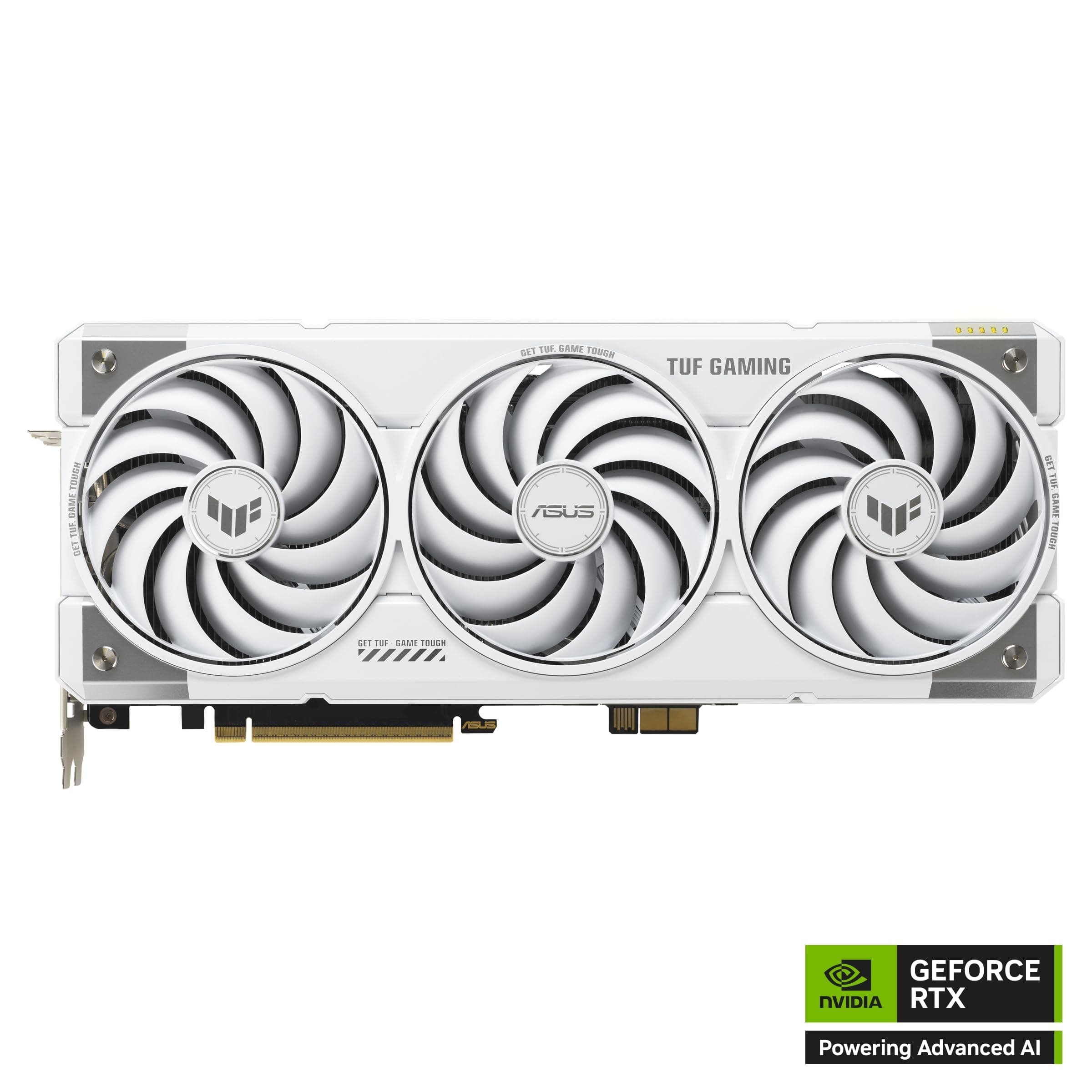 ASUS TUF Gaming GeForce RTX 5070 Ti 16GB GDDR7 BTF White OC Edition Grafikkarte (NVIDIA DLSS 4, 3,125-Slot, PCIe 5.0, 3X DisplayPort 2.1b, 2X HDMI 2.1b, GC-HPWR, Weiß, TUF-RTX5070TI-O16G-BTF-WHITE) Bild 4