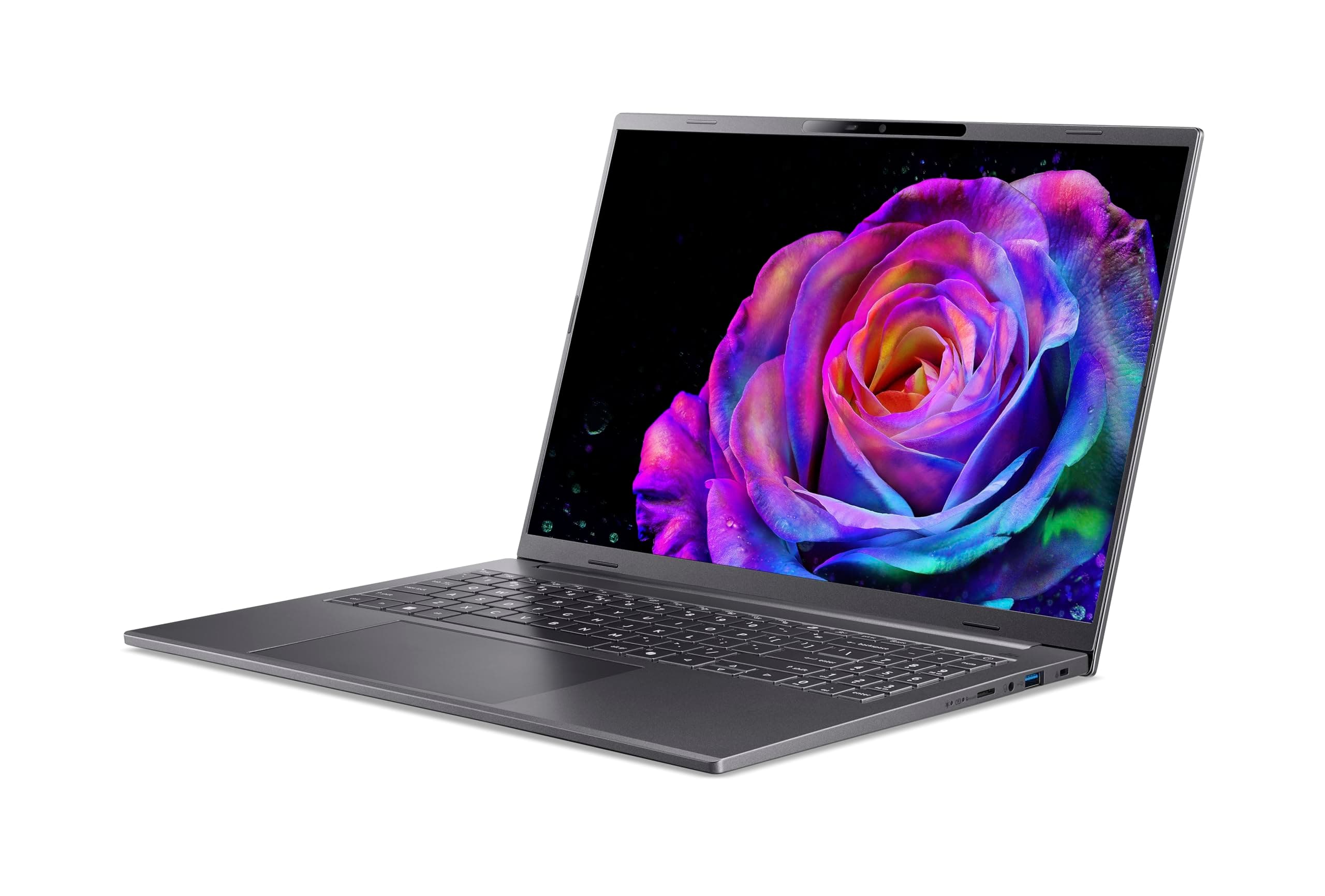 Acer Aspire 16 AI (A16-52M-52PX) KI Laptop, Copilot+ PC, 16" WUXGA+ OLED 120Hz Display, Intel Core Ultra 5 226V, 16 GB RAM, 1 TB SSD, Intel Arc Grafik 130V, Windows 11, QWERTZ Tastatur, grau Bild 7
