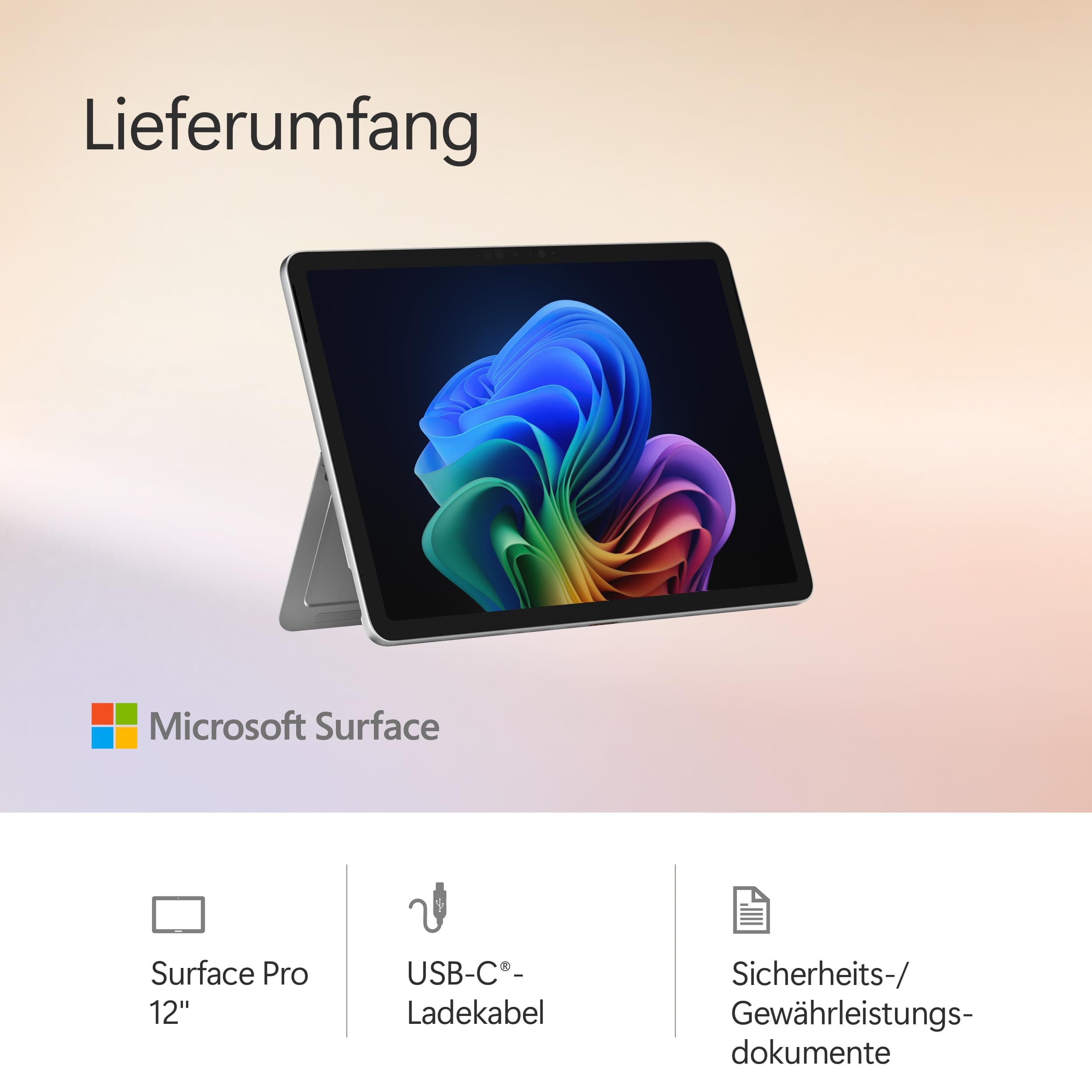 Microsoft Surface Pro | Copilot+ PC | 12” LCD Touchscreen | Snapdragon® X Plus | 16GB RAM | 256GB Speicher | Neuestes Modell | Platin Snapdragon X Plus (8-Kern) | 12'' LCD Touchscreen 16GB RAM | 256GB Speicher Platin Bild 6