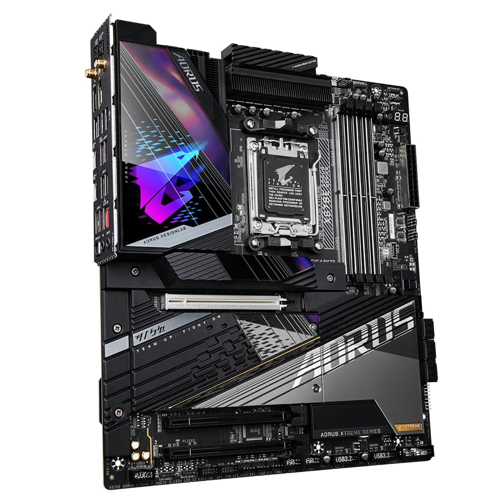 GIGABYTE X670E AORUS Xtreme Mainboard - Unterstützt AMD 9000 Series CPUs, 18+2+2 Phases Digital VRM, up to 8000MHz DDR5 (OC), 4xPCIe 5.0 M.2, Wi-Fi 6E, 10GbE LAN, USB 3.2 Gen 2x2 Bild 7