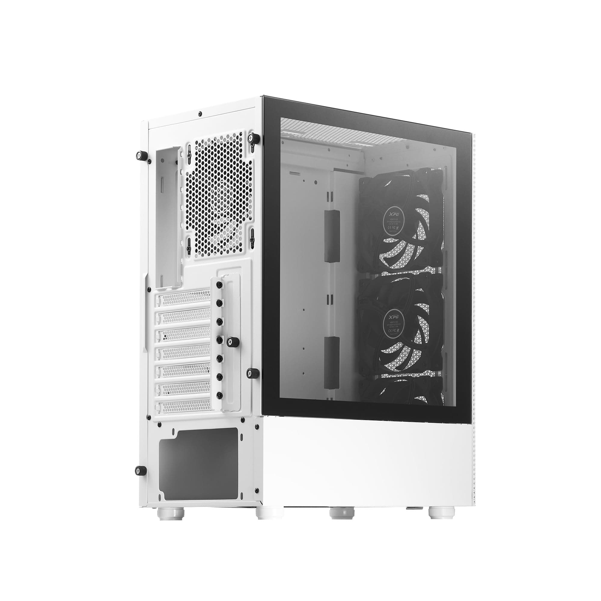 XPG Valor MESH (kompaktes ATX-Mid-Tower-Gehäuse, MESH-Frontpanel-Design, 3mm-gehärtetes Glas-Seitenpanel, vorinstallierte x4 120mm Lüfter) Bild 6