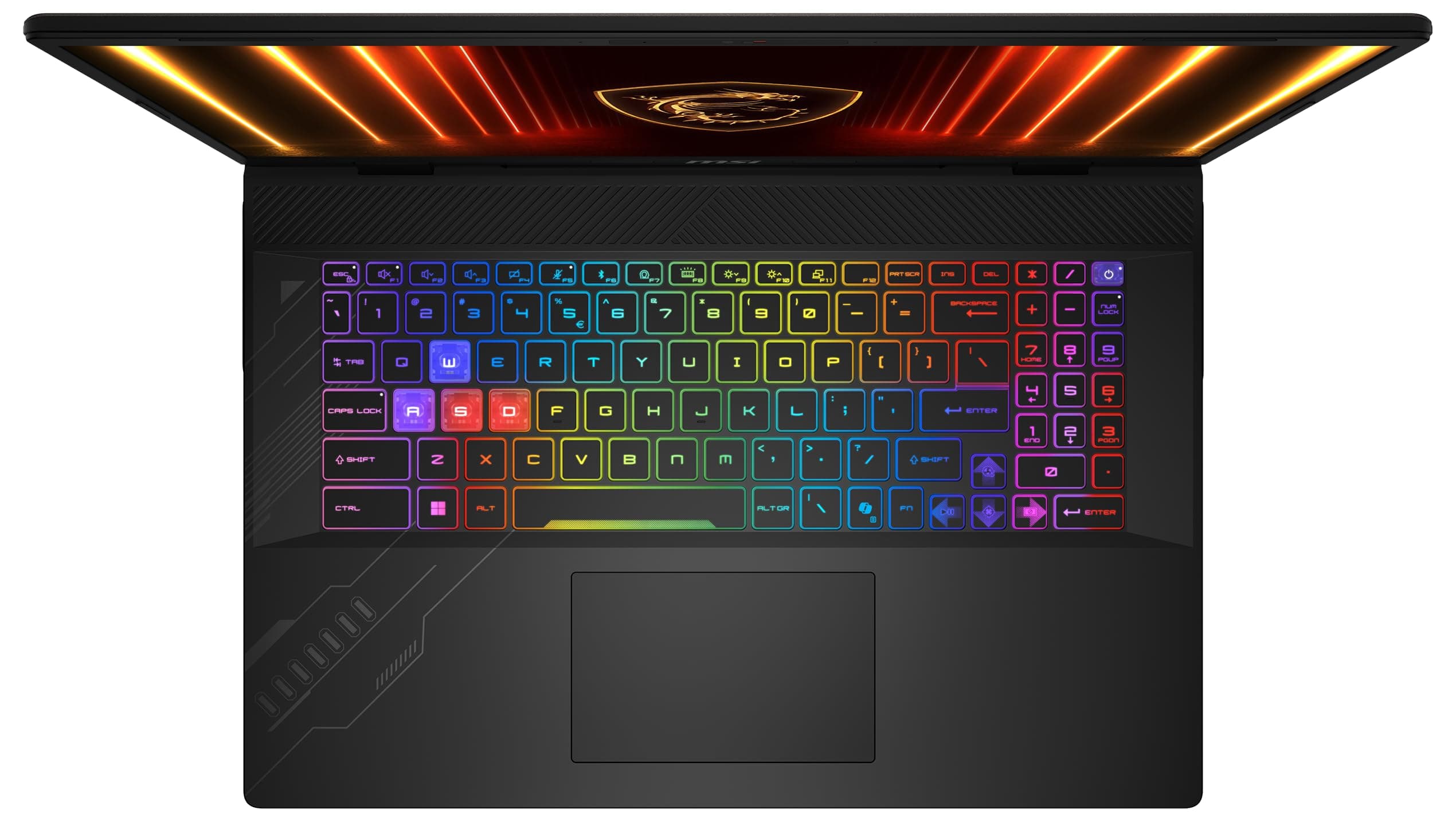 MSI Crosshair A17 HX, Gaming-Laptop, 17" QHD+ 240 Hz Display, AMD Ryzen™ 9 8940HX, NVIDIA GeForce RTX 5070, 32 GB RAM, 1 TB SSD, Windows 11 Home, QWERTZ Tastatur, Cosmos Grau, D8WGKG-010 AMD Ryzen™ 9 8940HX Processor RTX5070 Bild 4