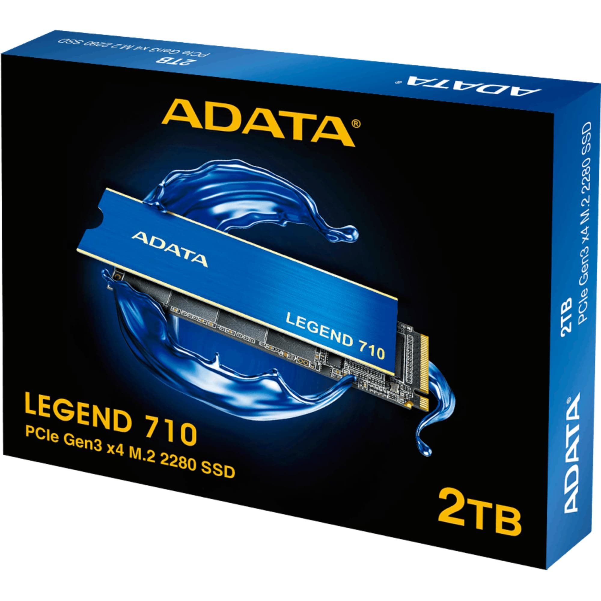 SSD|ADATA|Legend 710|2TB|M.2|PCIE|NVMe|3D NAND|Write Speed 1800 MBytes/sec|Read Speed 2400 MBytes/sec|TBW 520 TB|MTBF 1500000 Hours|ALEG-710-2TCS Bild 7