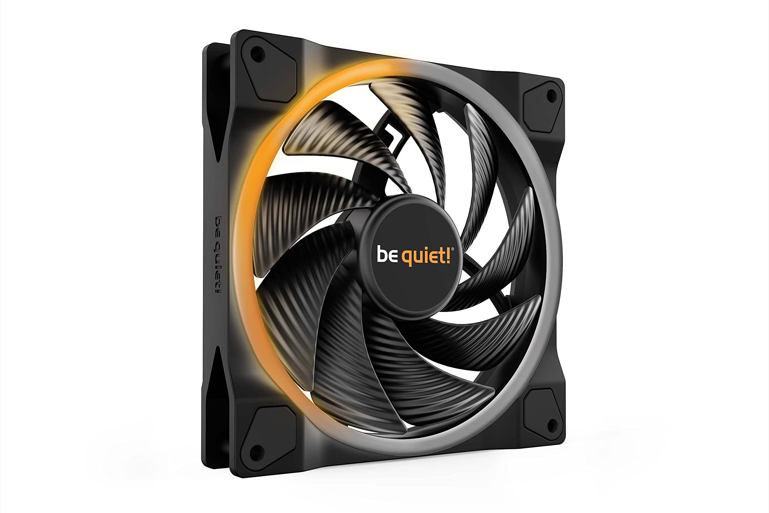 be quiet! Light Wings 140mm PWM high-speed Lüfter, ARGB-Beleuchtung, vielzählige Farben und Effekte, 20 ARGB LEDs, 9 geräuschoptimierte Lüfterblätter, hoher Luftdruck, leiser Betrieb Bild 2
