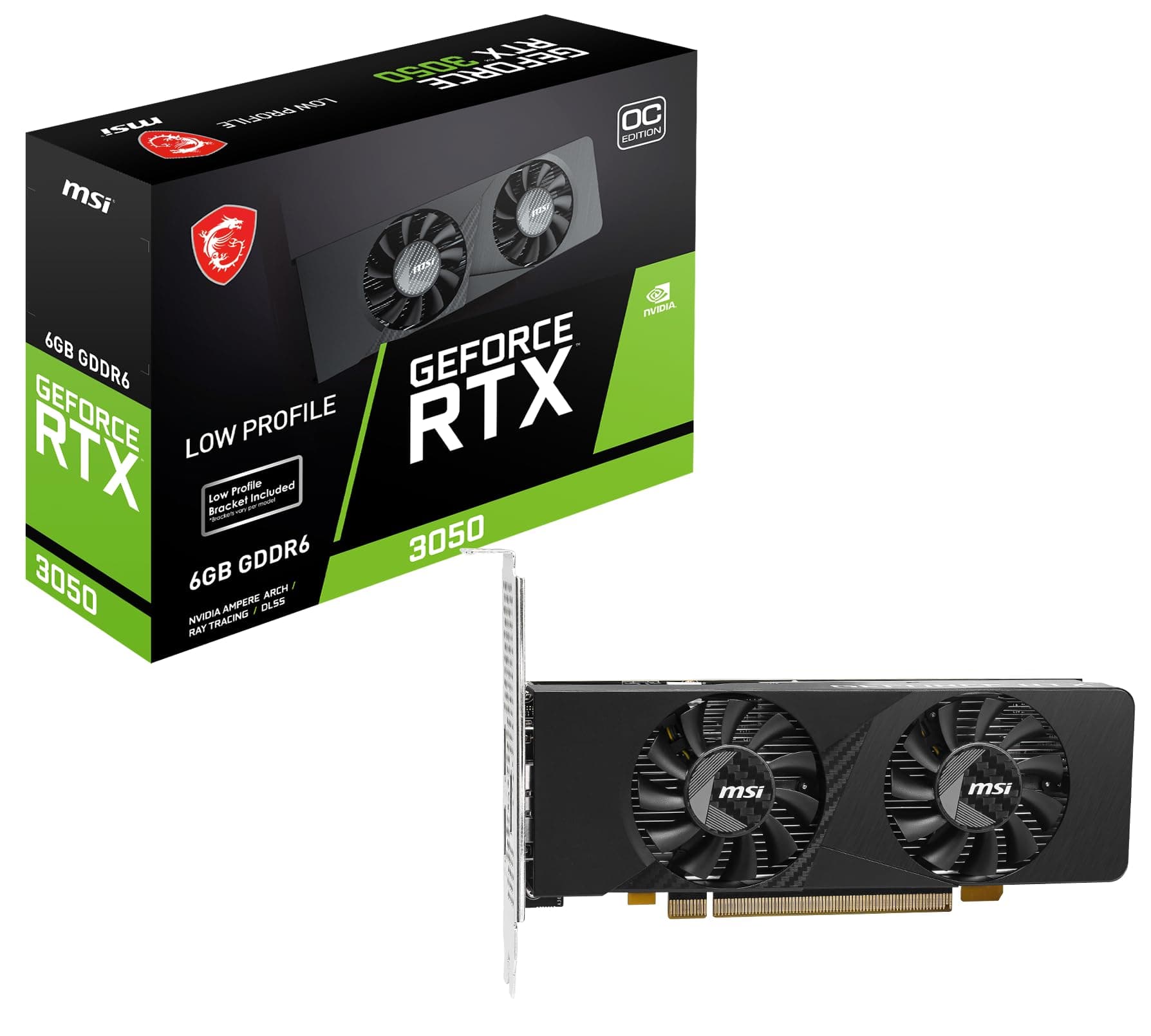 MSI GeForce RTX 3050 LP E 6G OC Bild 2