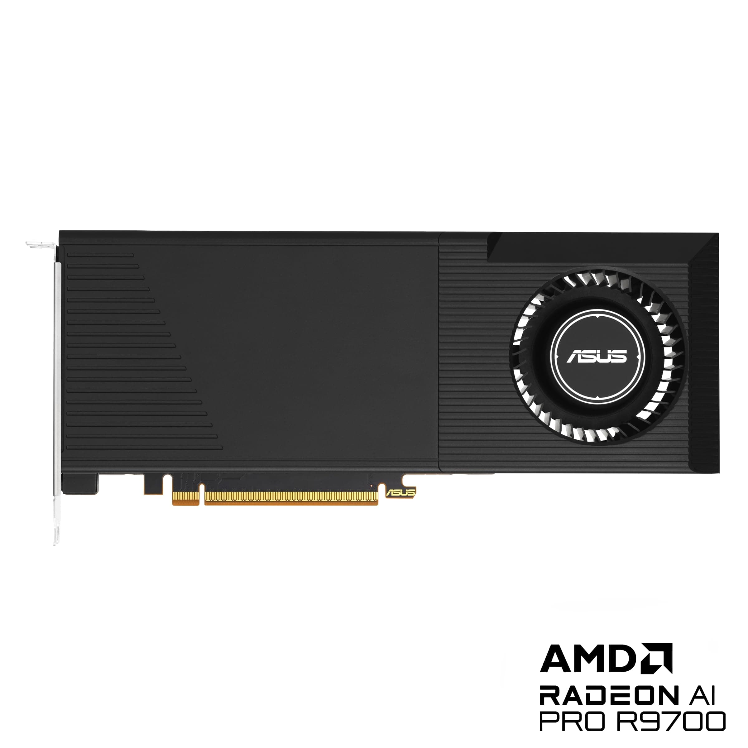 ASUS Turbo Radeon AI PRO 32GB R9700 Workstation Grafikkarte (AMD RDNA 4, 2-Slot Design, 32GB GDDR6 VRAM, KI-gesteuerte Workflows, PCIE 5.0, 1x HDMI 2.1b, 3X DisplayPort 2.1a, TURBO-AI-PRO-R9700-32G) 32 GB Turbo - RX9700 Bild 3