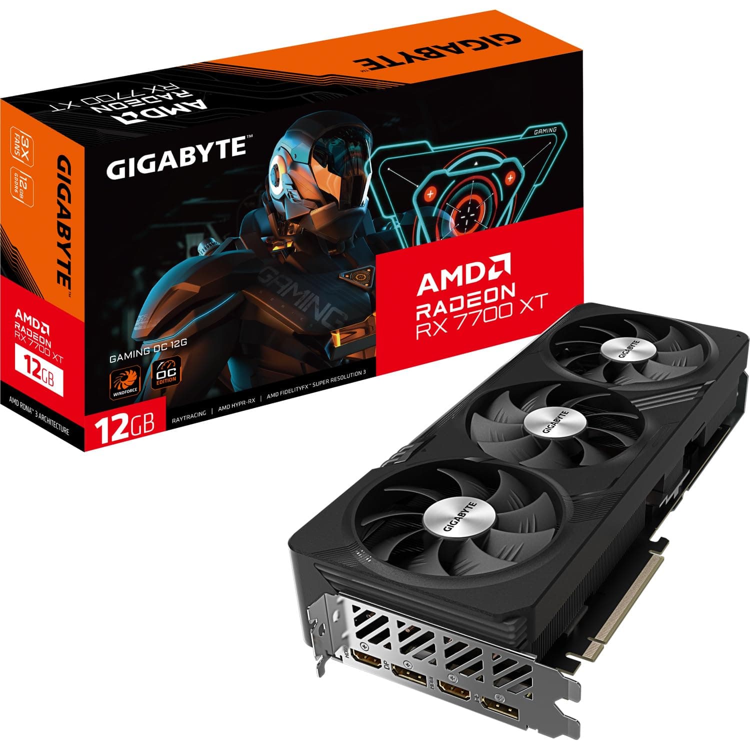 Gigabyte AMD Radeon RX 7700 XT Gaming OC 12GB GDDR6 Bild 2