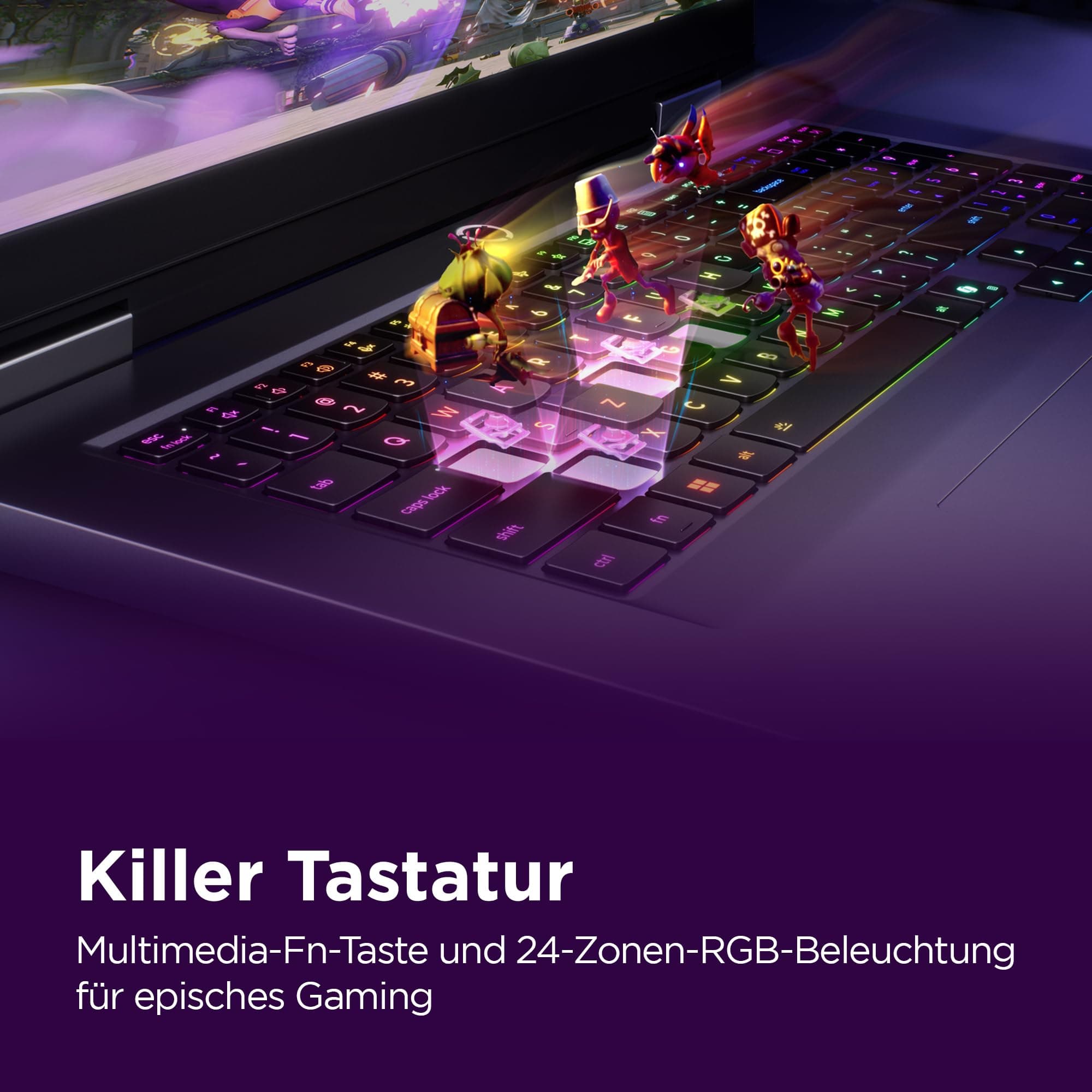 Lenovo LOQ Gaming AI Laptop | 17.3" Full HD 165Hz Display | Intel Core i7-14700HX | 16GB RAM | 1TB SSD | NVIDIA GeForce RTX 5060 | Windows 11 | QWERTZ | Grau | 3 Monate GamePass Bild 8