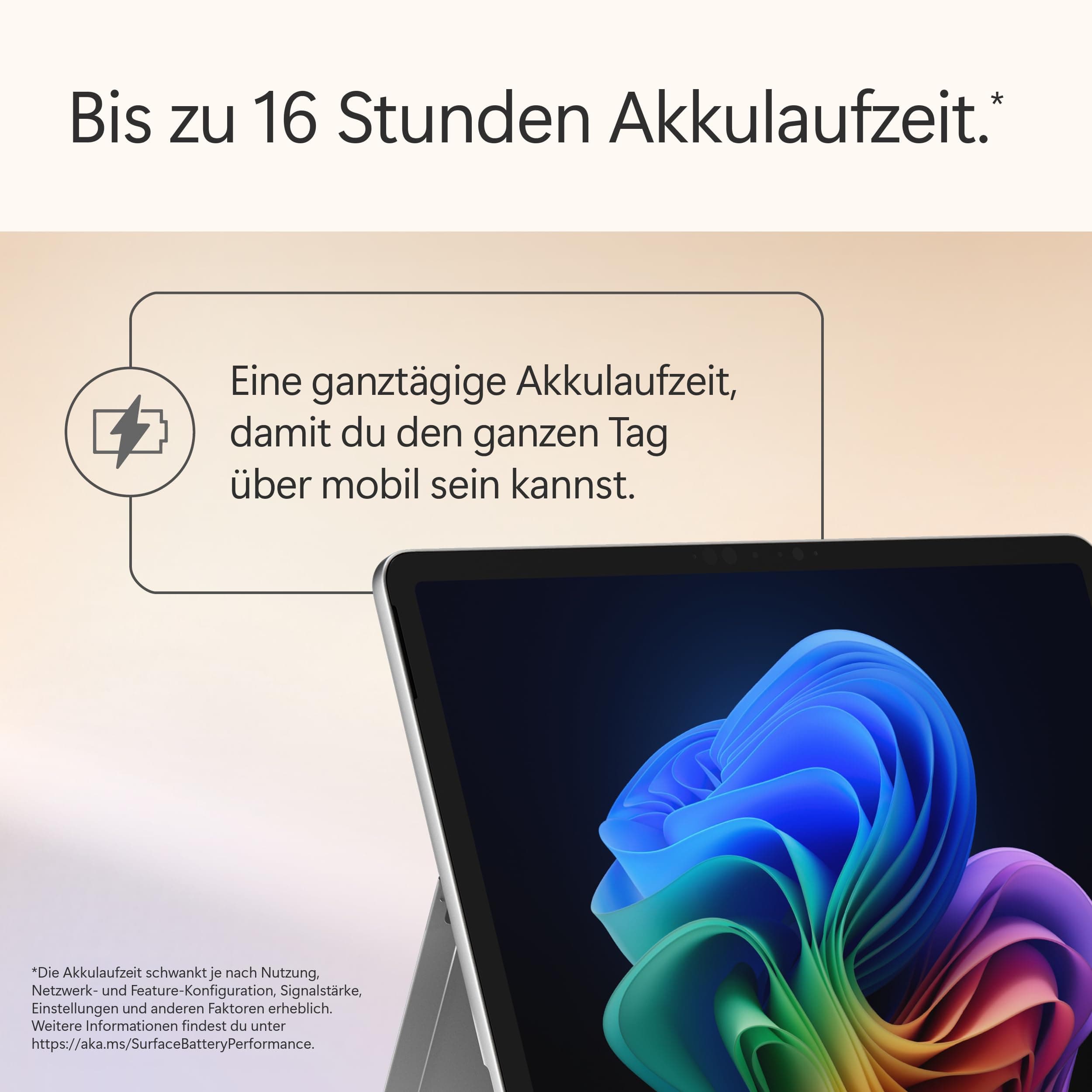 Microsoft Surface Pro | Copilot+ PC | 12” LCD Touchscreen | Snapdragon® X Plus | 16GB RAM | 256GB Speicher | Neuestes Modell | Platin Snapdragon X Plus (8-Kern) | 12'' LCD Touchscreen 16GB RAM | 256GB Speicher Platin Bild 3