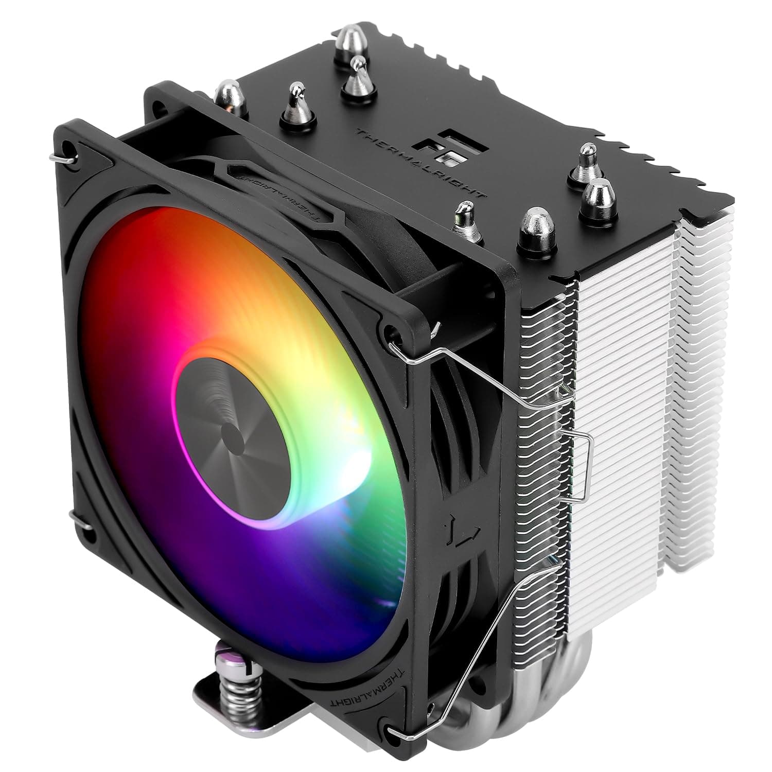 Thermalright Assassin X 90 SE ARGB CPU-Luftkühler,4 Heatpipes,TL-P9-S PWM ARGB Lüfter, Computer-Kühlkörper Kühler CPU, AGHP 4.0 Technologie,für AMD AM4 AM5/Intel LGA 1150/1151/1200/1700 AX90 SE ARGB