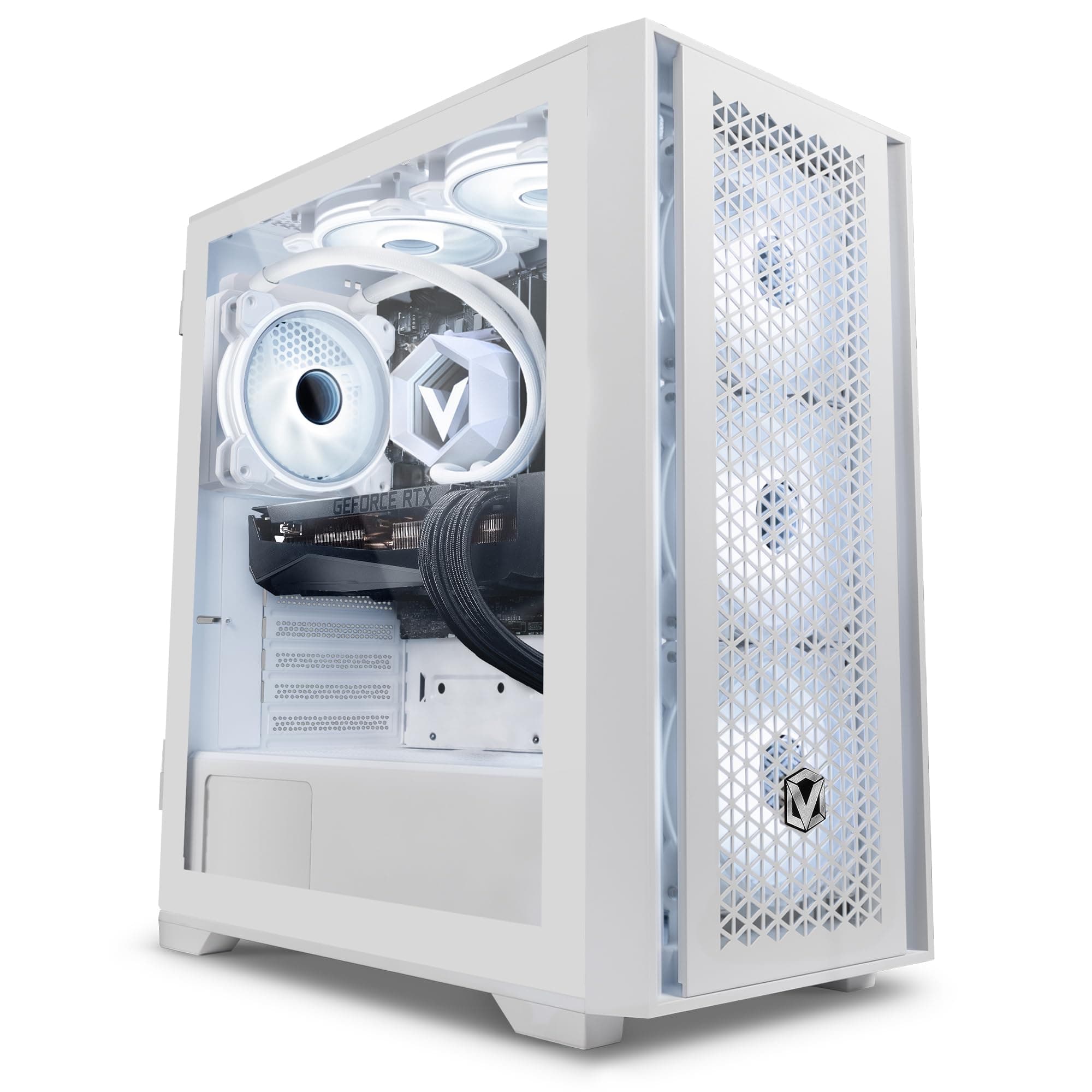Vibox IX-562 Gaming PC • AMD Ryzen 7 7800X3D 8-Kern • Nvidia RTX 5070 12GB • 32GB RAM • 1TB SSD • Windows 11 • WLAN 6 + Bluetooth 5.4 Weiß 1 TB 32 GB RTX 5070 Windows 11 Home