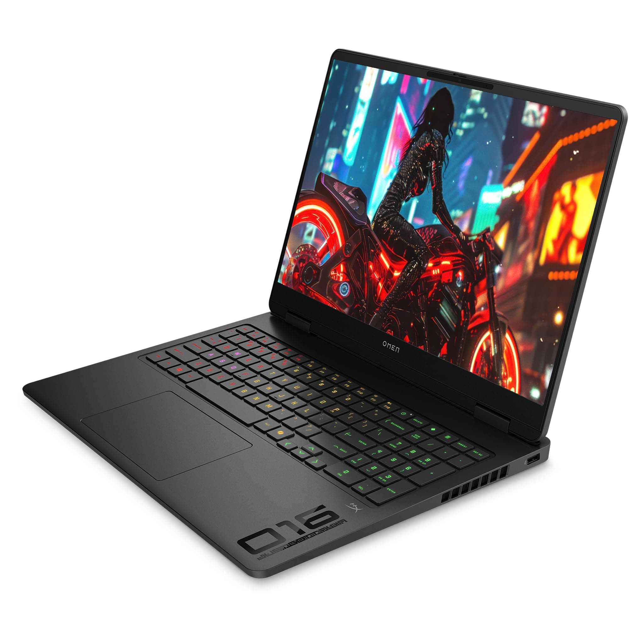 HP Omen 16 Gaming Laptop, AMD Ryzen 9-8940HX, 64 GB DDR5 RAM, 2 TB PCIe SSD, 16" (1920x1200) IPS 144Hz Display, Nvidia G-Force RTX 5060, 4-Zone RGB QWERTZ Tastatur, Windows 11 Pro, Shadow Black 64 GB RAM | 2 TB SSD Windows 11 Pro Bild 3