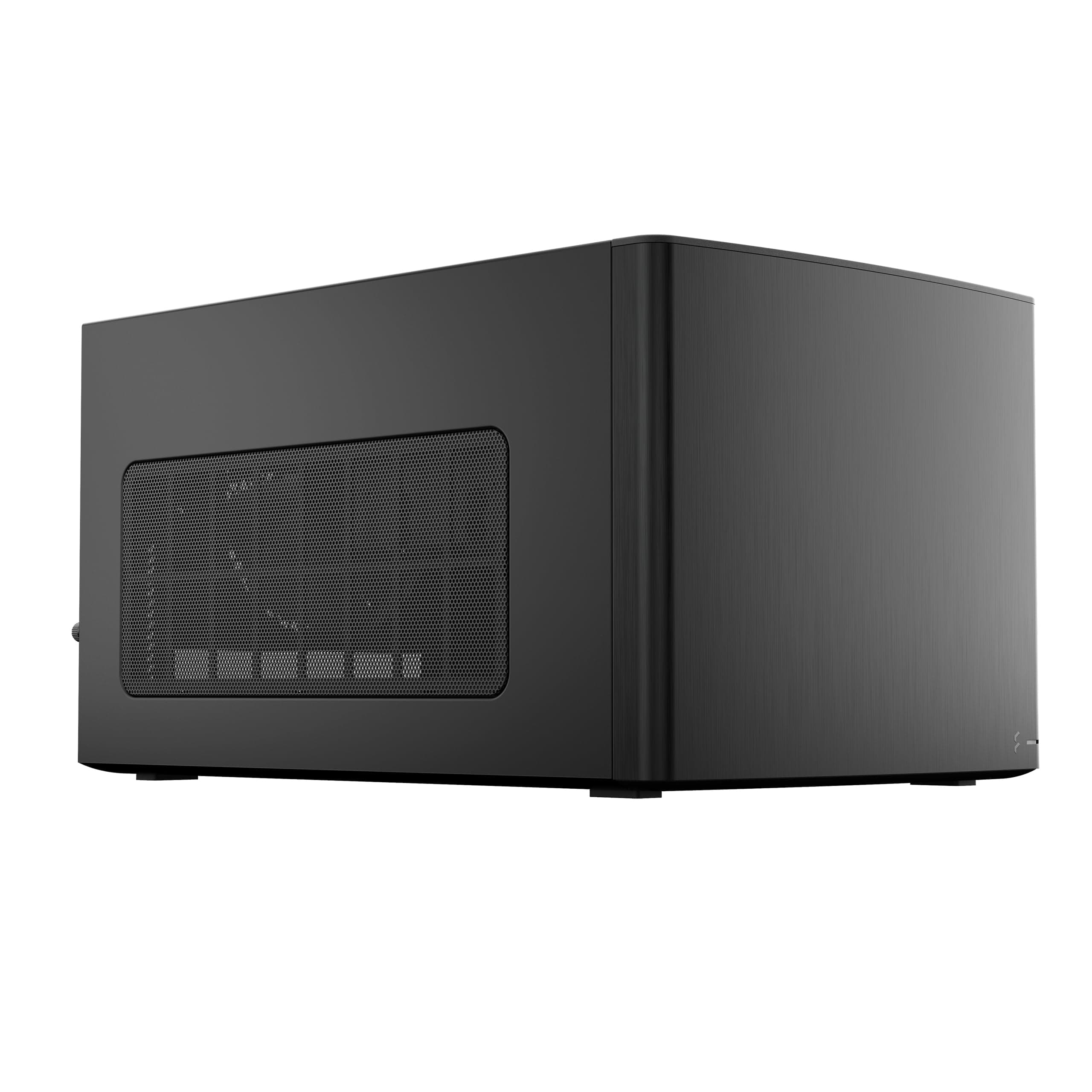Fractal Design Node 304 Mini-ITX Gehäuse – Kompaktes Design, Erweiterbares Innenleben, USB 3.0 Frontpanel, Schwarz Black