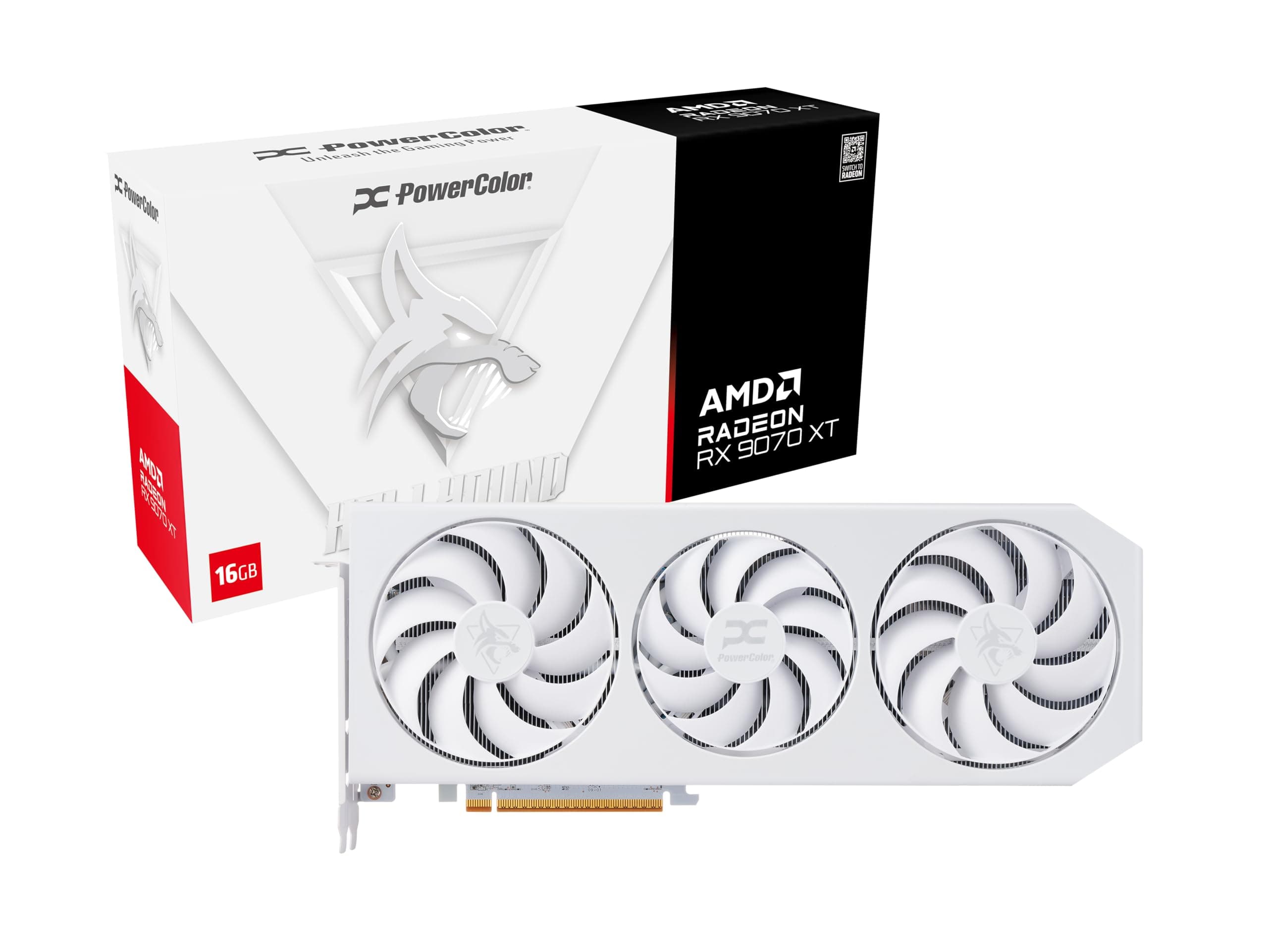 PowerColor RD RX9070XT 16G-L/OC/White Bild 2