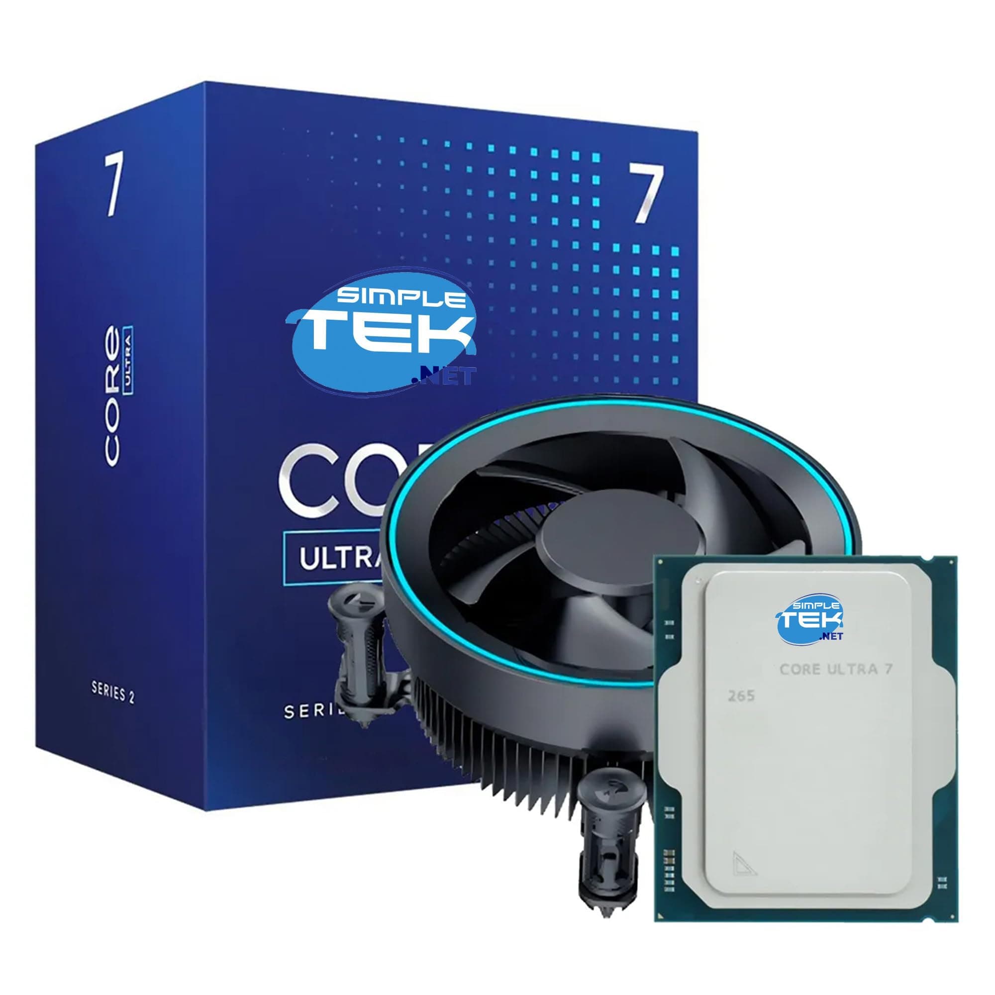SIMPLETEK - Core Ultra 7 265 Prozessor (Serie 2) - 20 Core / 20 Threads - Bis zu 5,30 GHz - LGA 1851 - Boxed Version mit Kühlkörper im Lieferumfang enthalten Bild 2