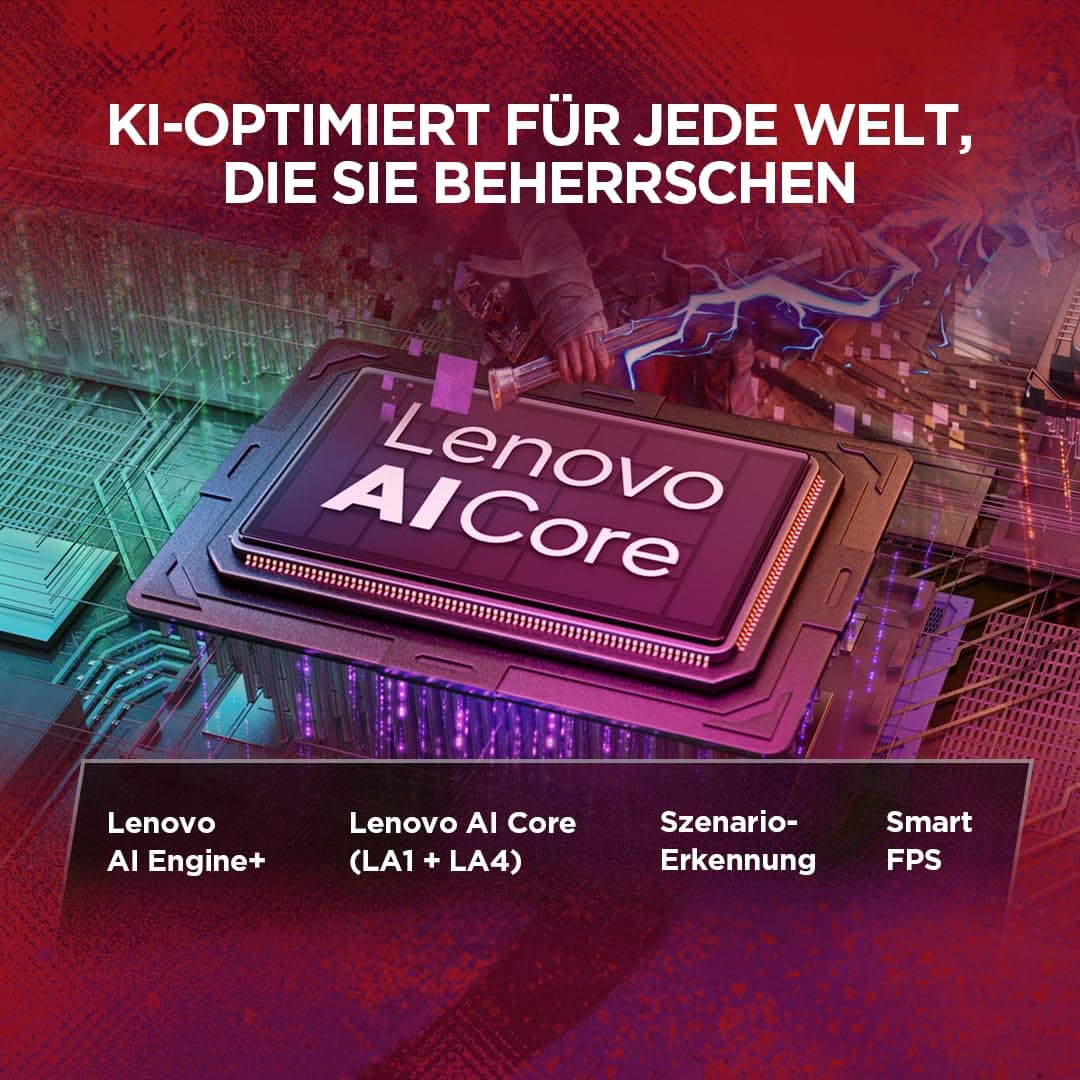 Lenovo Legion 7 Gaming AI Laptop | 16" WQXGA OLED 240Hz Display | AMD Ryzen AI 9 HX 470 | 32GB RAM | 1TB SSD | NVIDIA GeForce RTX 5060 | Windows 11 | QWERTZ | Glacier Weiss | 3 Monate GamePass Bild 8