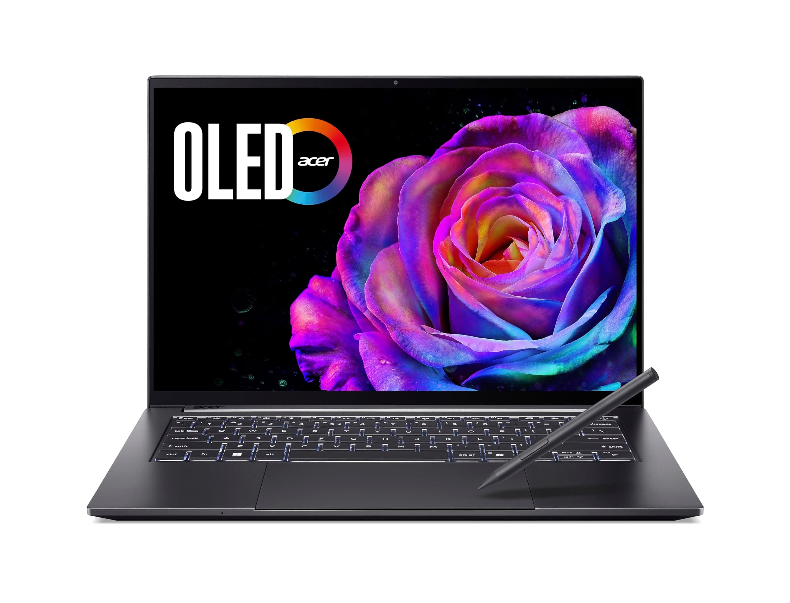 Acer Swift X 14 AI OLED (SFX14-61G-R6Q6) AI Laptop, Copilot+ PC, 14" WQ2.8K OLED 120Hz Touch-Display, AMD Ryzen AI 9 365, 32 GB RAM, 1 TB GB SSD, NVIDIA GeForce RTX 5070, Windows 11, QWERTZ Tastatur