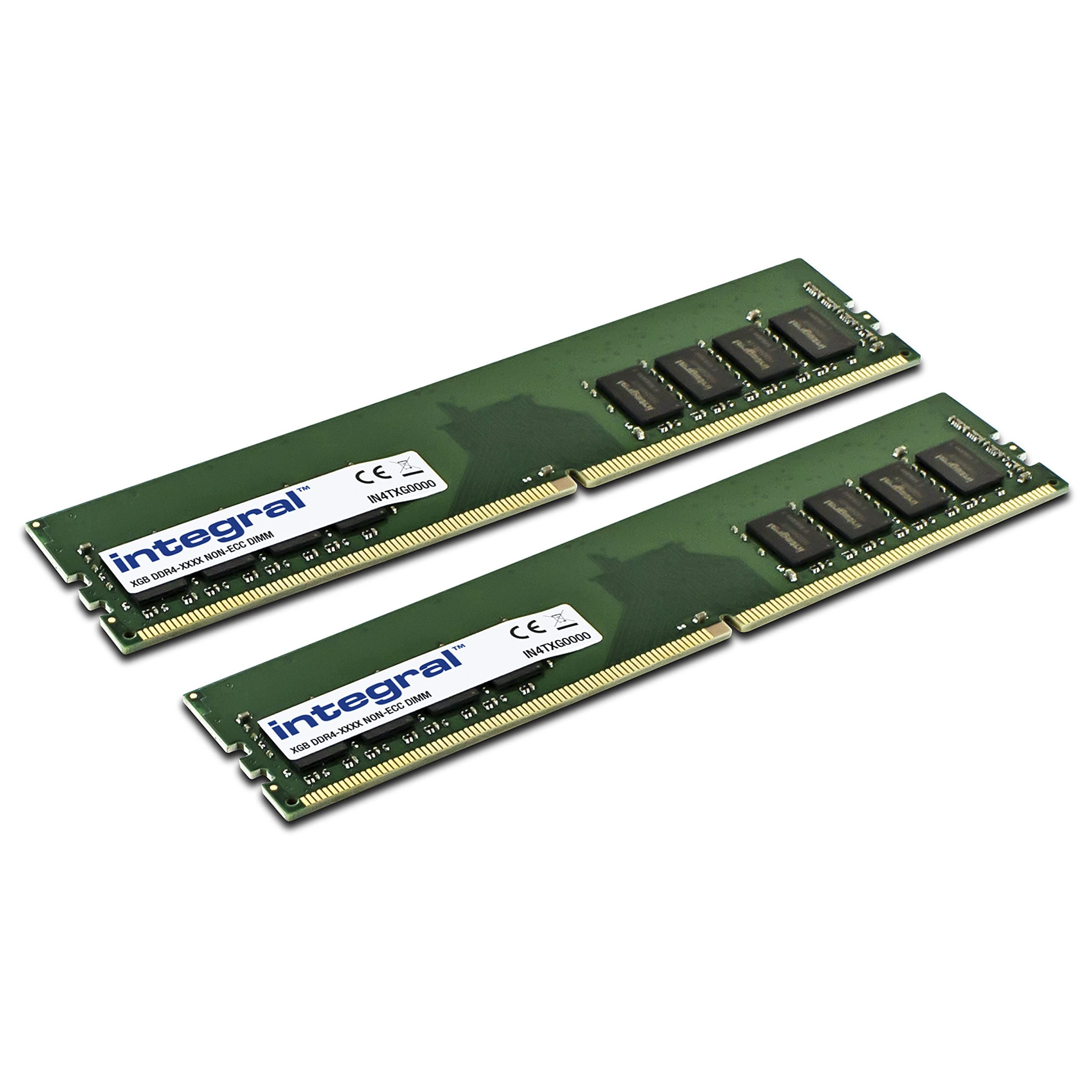 Integral 16GB(2X 8GB) DDR4 RAM 3200MHz DIMM Desktop-Arbeitsspeicher-Kit 3200MHz 16GB Kit (8GB x 2) DDR4