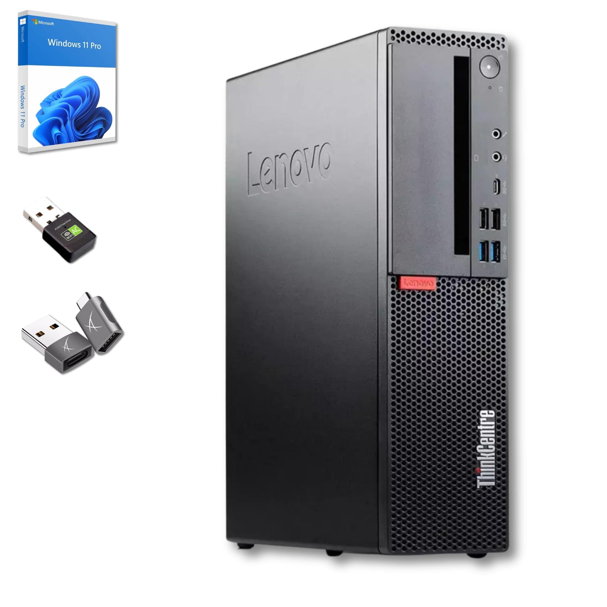 Lenovo ThinkCentre M920s SFF | Intel Core i7-8700 | 16 GB RAM | 512 gb SSD Windows 11 Pro WiFi Bluetooth Display Port USB Type-C – 36 Monate GARANTIE (überholt) i7-16-512