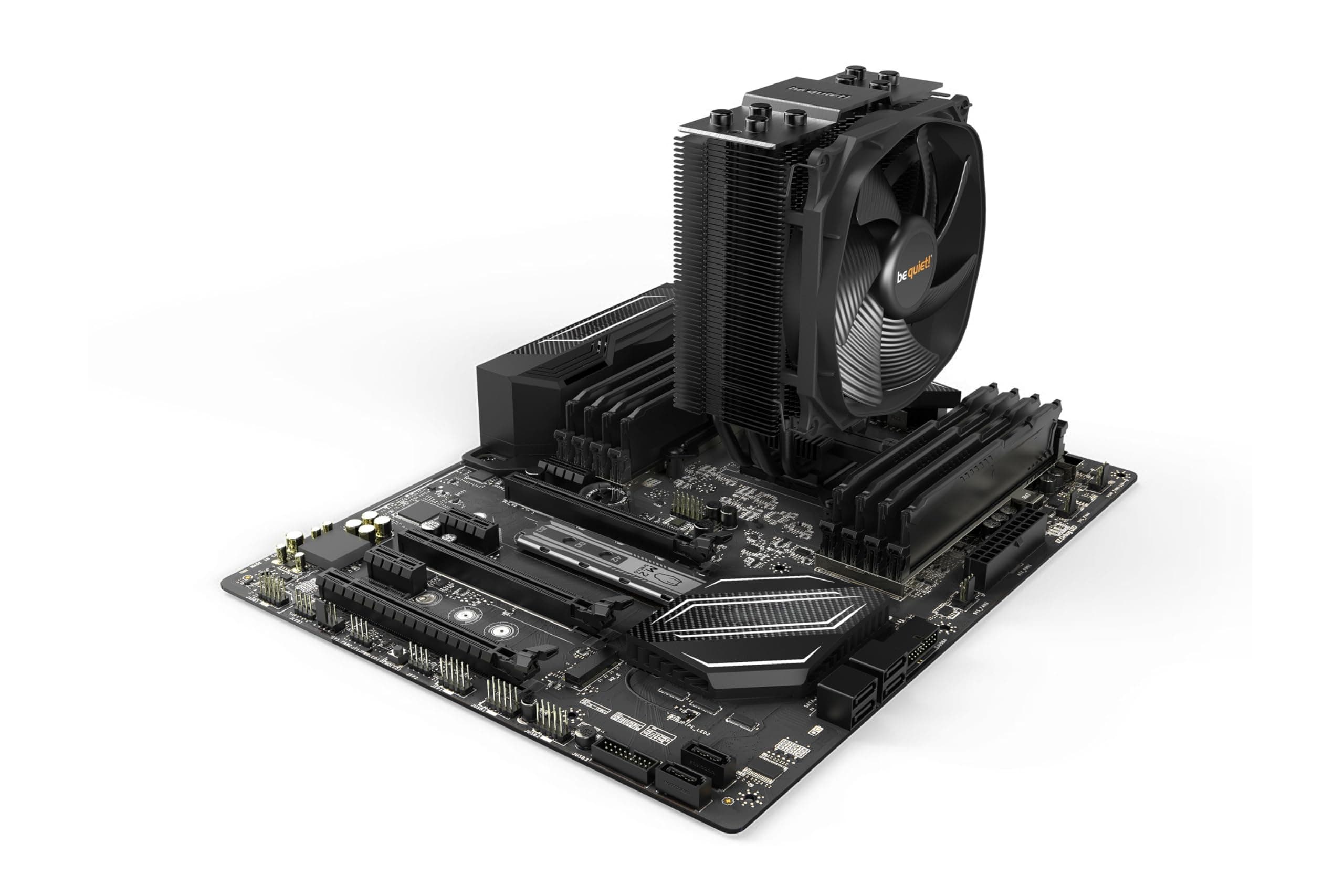 be quiet! Dark Rock Slim, CPU Kühler, 180W TDP, Silent Wings 3 120mm PWM Lüfter, 4x 6mm Heatpipes, Slim-Tower-Design Bild 7