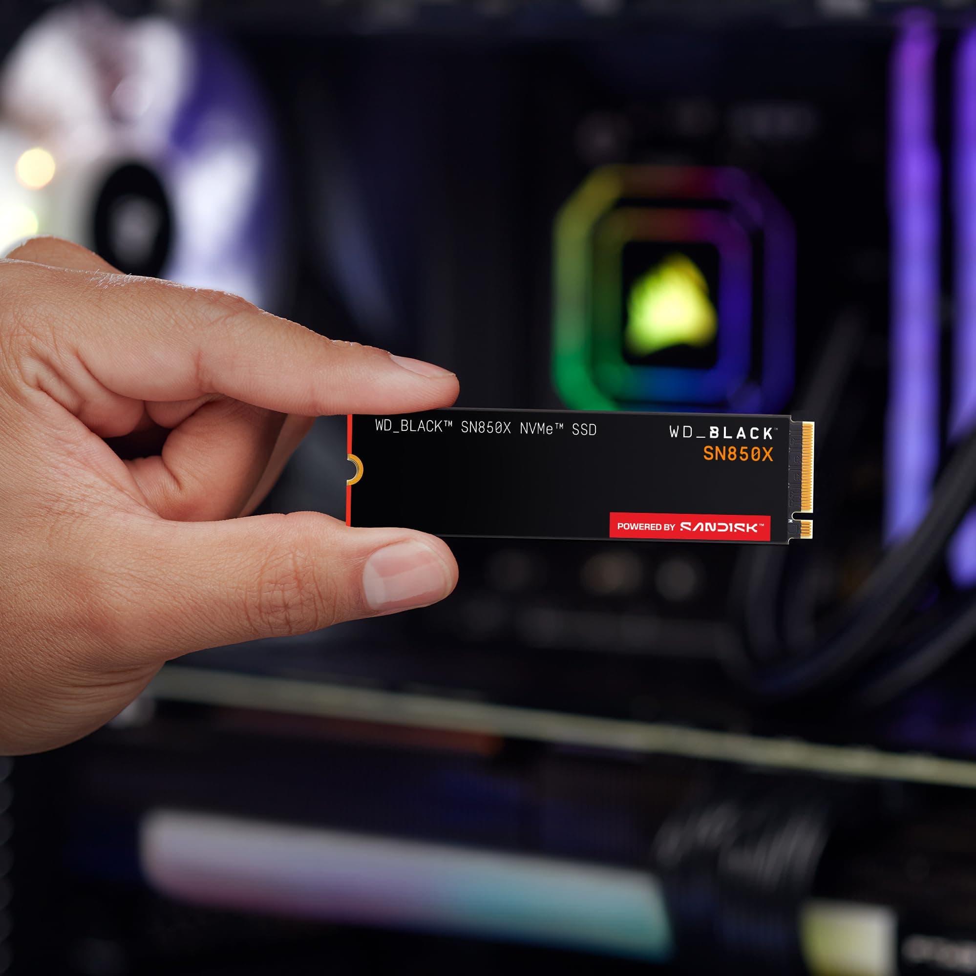 WD_BLACK SN850X NVMe SSD 1 TB interne SSD (Gaming Speicher, PCIe Gen4-Technologie, Lesen 7.300 MB/s, Schreiben 6.300 MB/s) Schwarz 1 TB Standard SN850X Bild 7