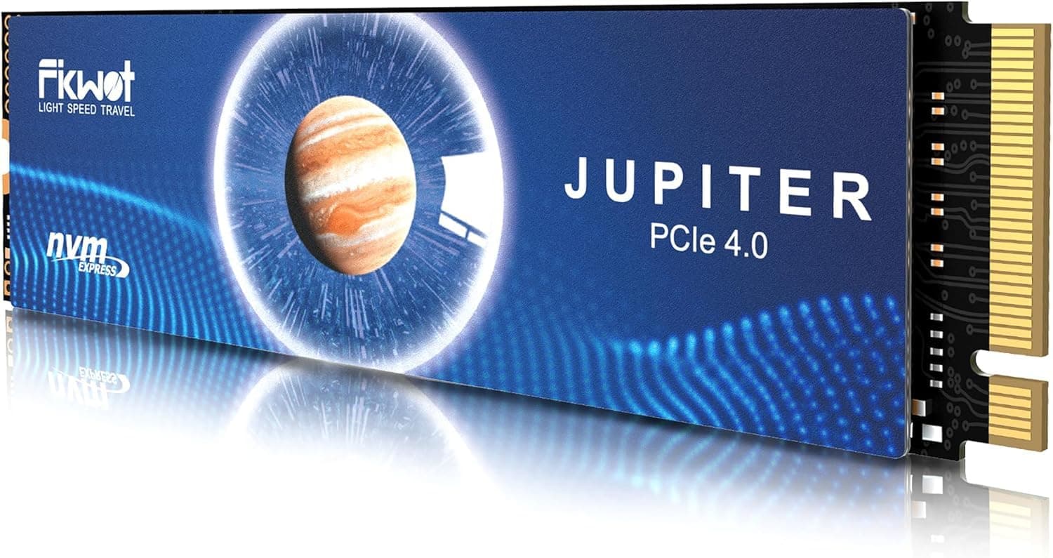 Fikwot FX991 M.2 SSD, 2TB NVMe SSD M.2, PCIe Gen4, Bis zu 7300MB/s Lesen, Interne SSD für PS5 Gaming und Laptop Bild 2