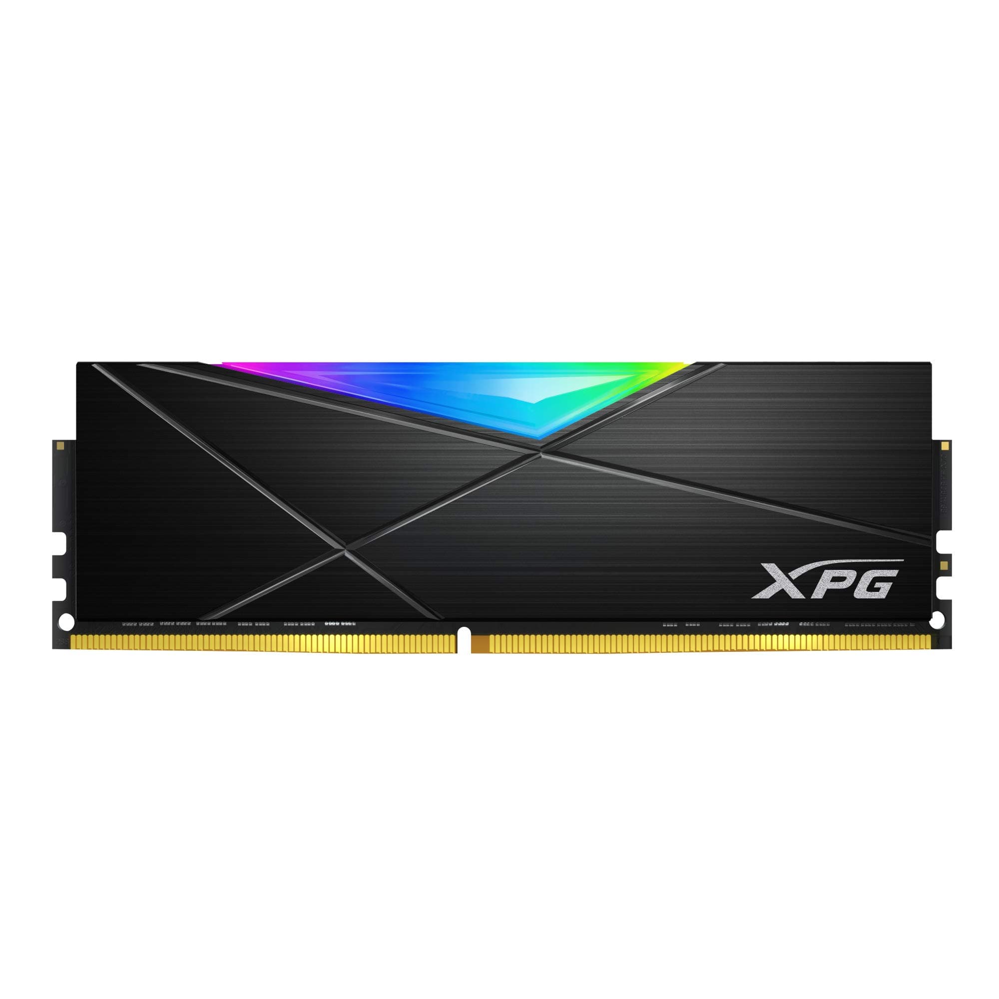SPECTRIX D55 3600 MHz DDR4 16 GB (8 GB x 2) RGB-Speichermodul Doppelpack - Eleganter Sitz mit Metall-Kühlkörper 8 GB Schwarz