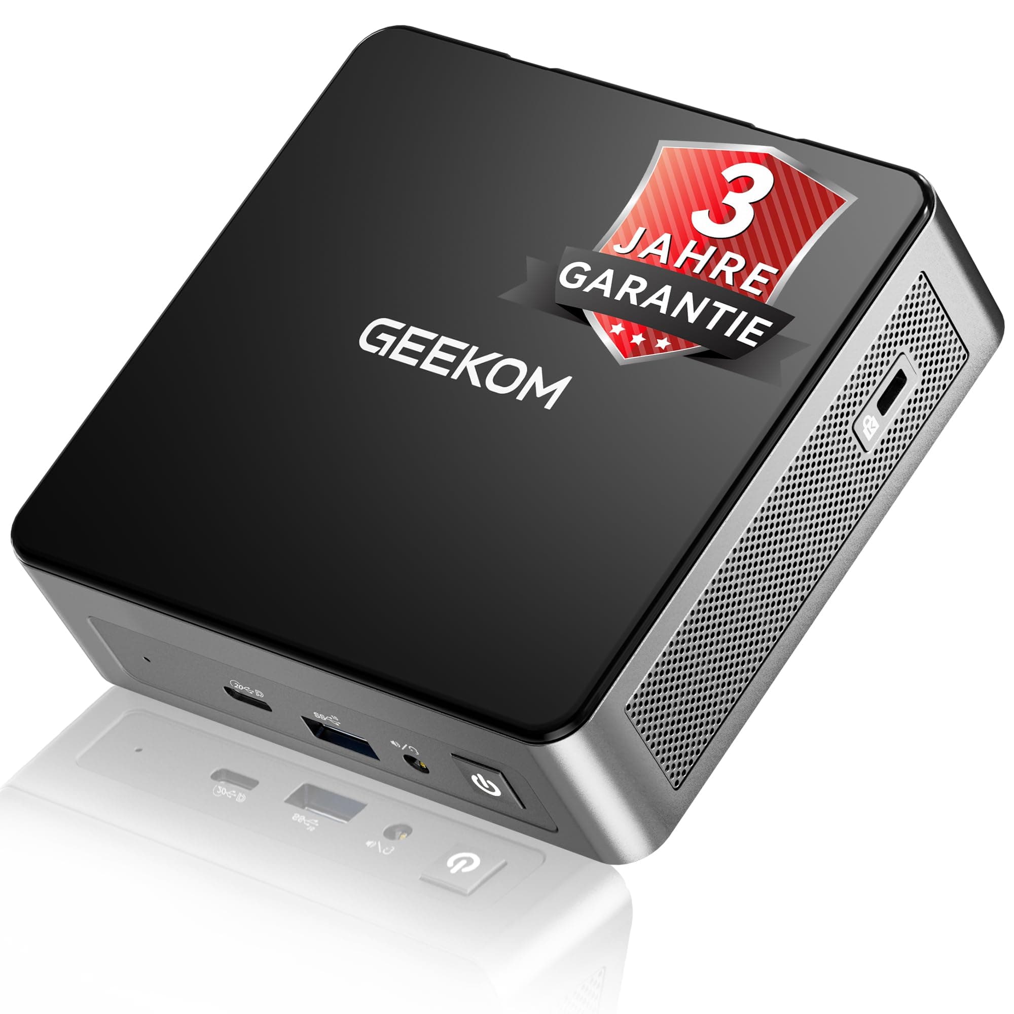 GEEKOM Air12 Mini PC[2026 Edition] mit Intel 7505(N150/N100 Alternative), 16GB DDR4 RAM+ 512GB SSD, Mini PC Window 11 Pro | 5 x USB, Triple 8K Display, SD-Slot, Ideal für Homeoffice/Buissness Air12 (16GB + 512GB)
