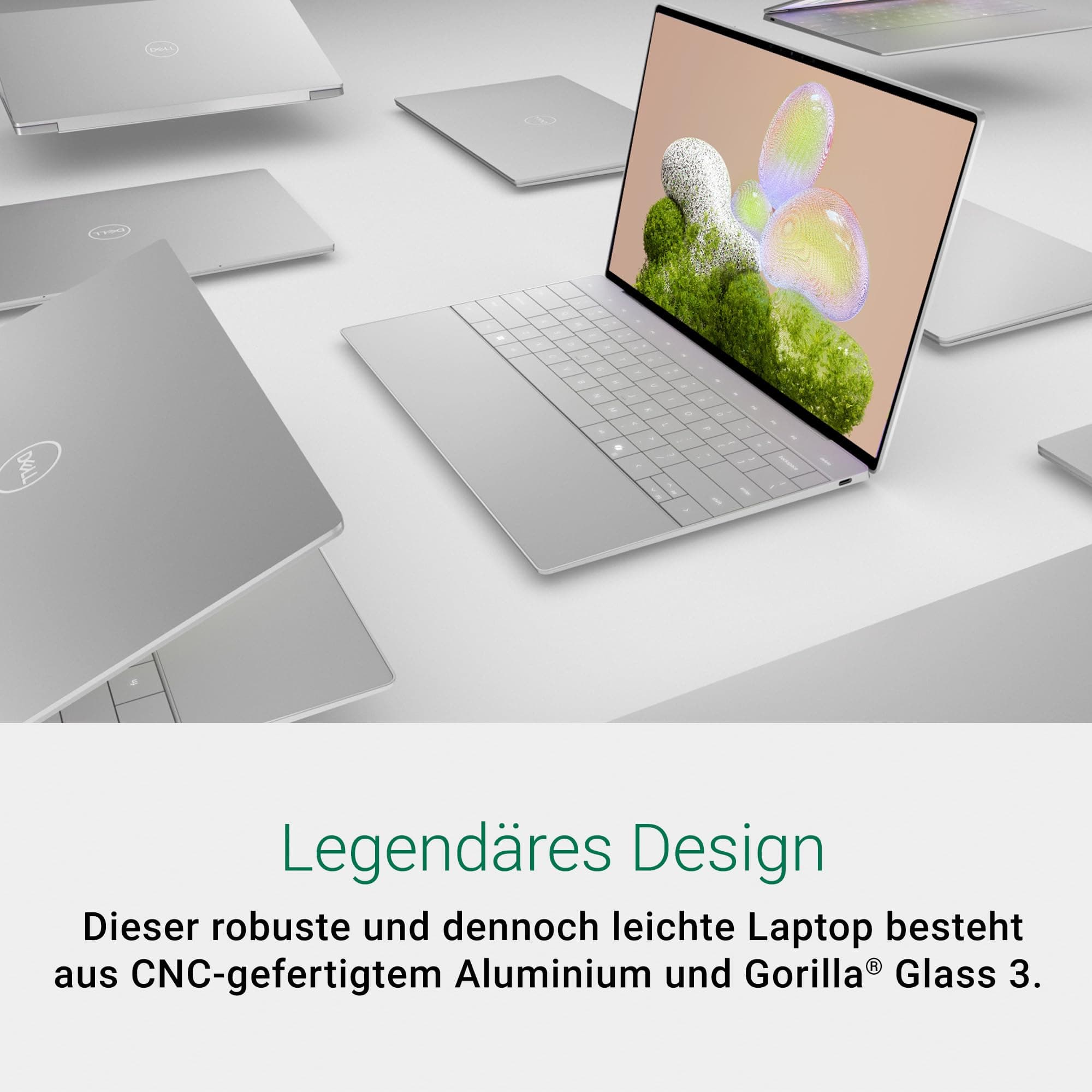 Dell XPS 13 (9350) Laptop Copilot+ PC 13.4 Inch FHD+ 120Hz, Intel Core Ultra 7 Series 2 Intel - Evo Edition, Intel Arc, 32GB RAM, 1TB SSD, Windows 11 Home, German QWERTZ Backlit Keyboard, Platinum Core Ultra 7 258V 32GB Windows 11 Home Bild 3