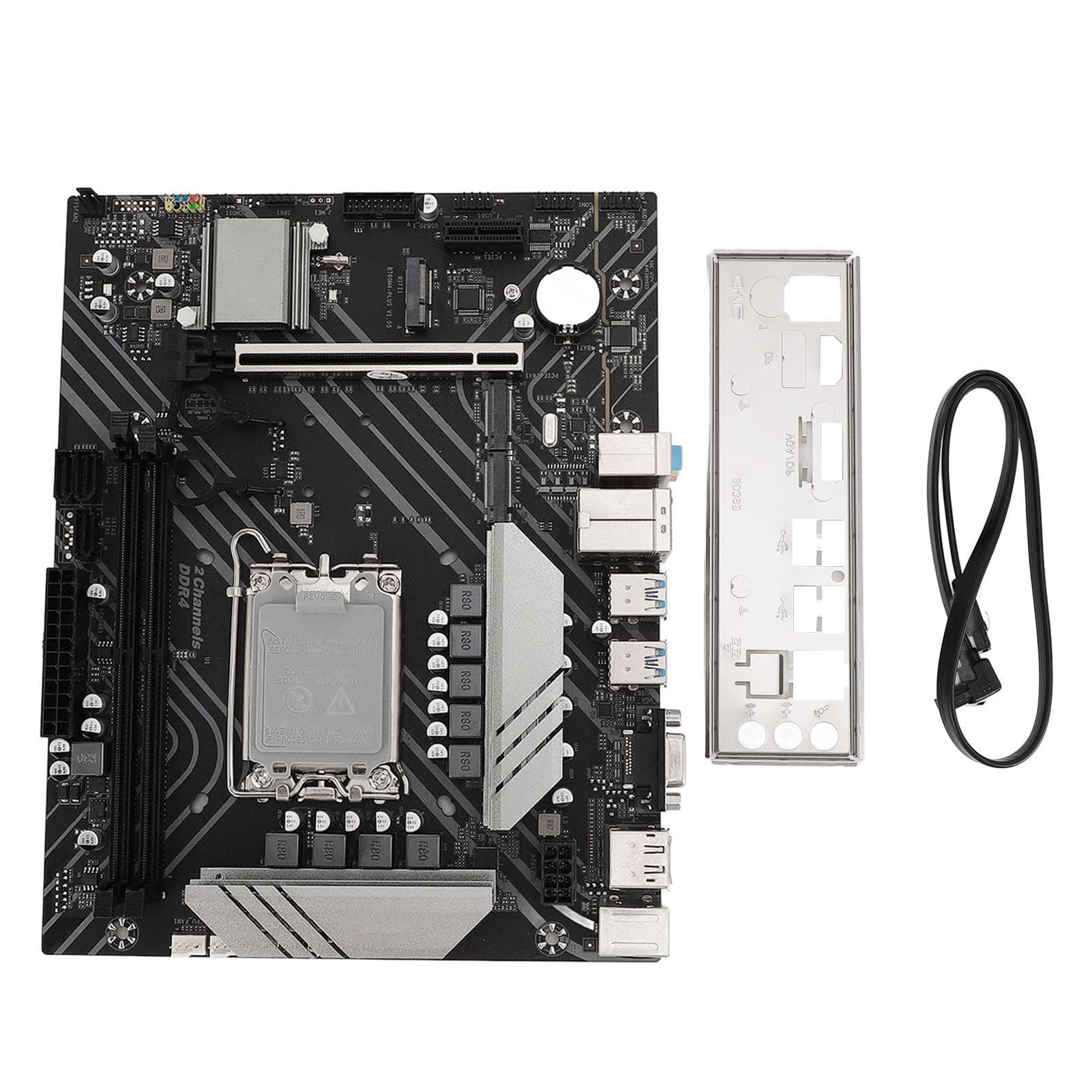 ciciglow B760M4 Gaming-Motherboard, ATX-Motherboard Dual-Channel-DDR4-Speicher, PCIE16X Gen 4.0, SATA3.0, NGFF/NVME M.2, HDMI, VGA-Schnittstelle LGA 1700 Computer-Motherboard Bild 2