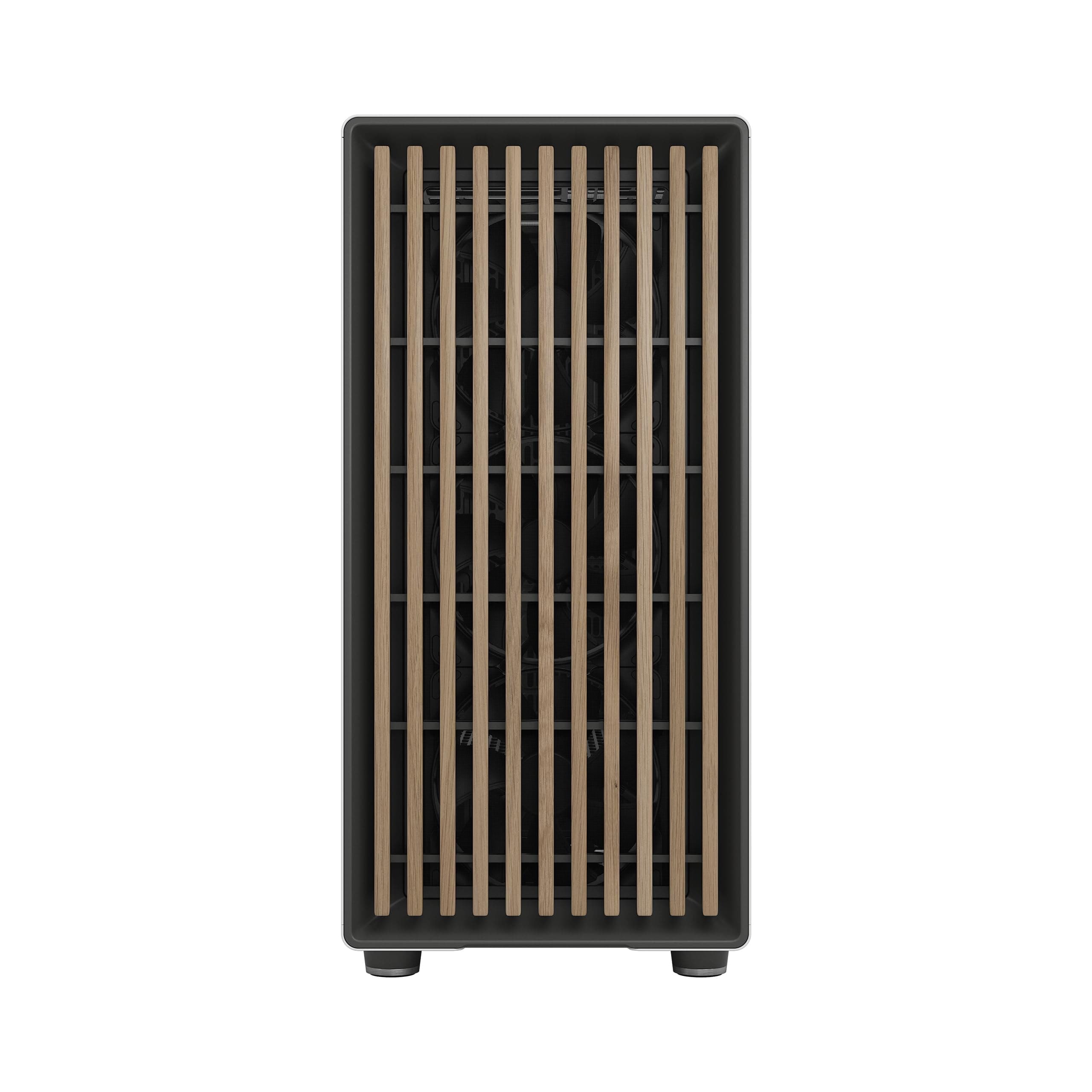 Fractal Design North XL Gehäuse Weiß - E-ATX PC Tower | Big Tower PC Gehäuse mit 3x 140mm Lüftern, USB Typ-C, für bis 413mm GPU, Full-Tower ATX Case North XL White TG Clear Bild 3