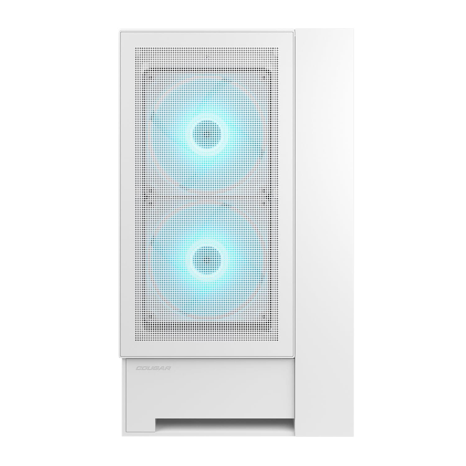 COUGAR OmnyX Mid-Tower ATX symmetrisches Panorama-PC-Gehäuse – maximaler Luftstrom – 4 x vorinstallierte 160-mm-Lüfter – Reverse Connector Motherboard – Kabel ohne Sichtbarkeit Bild 3