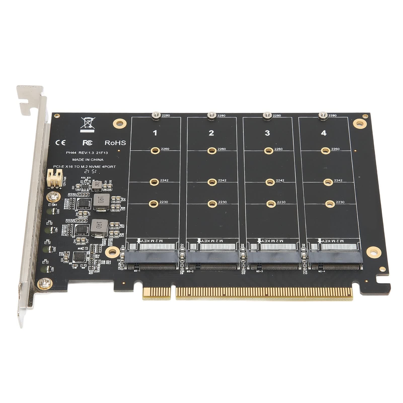 Sxhlseller 4 Bay M.2 NVMe SSD auf PCIe 4.0 Bild 7