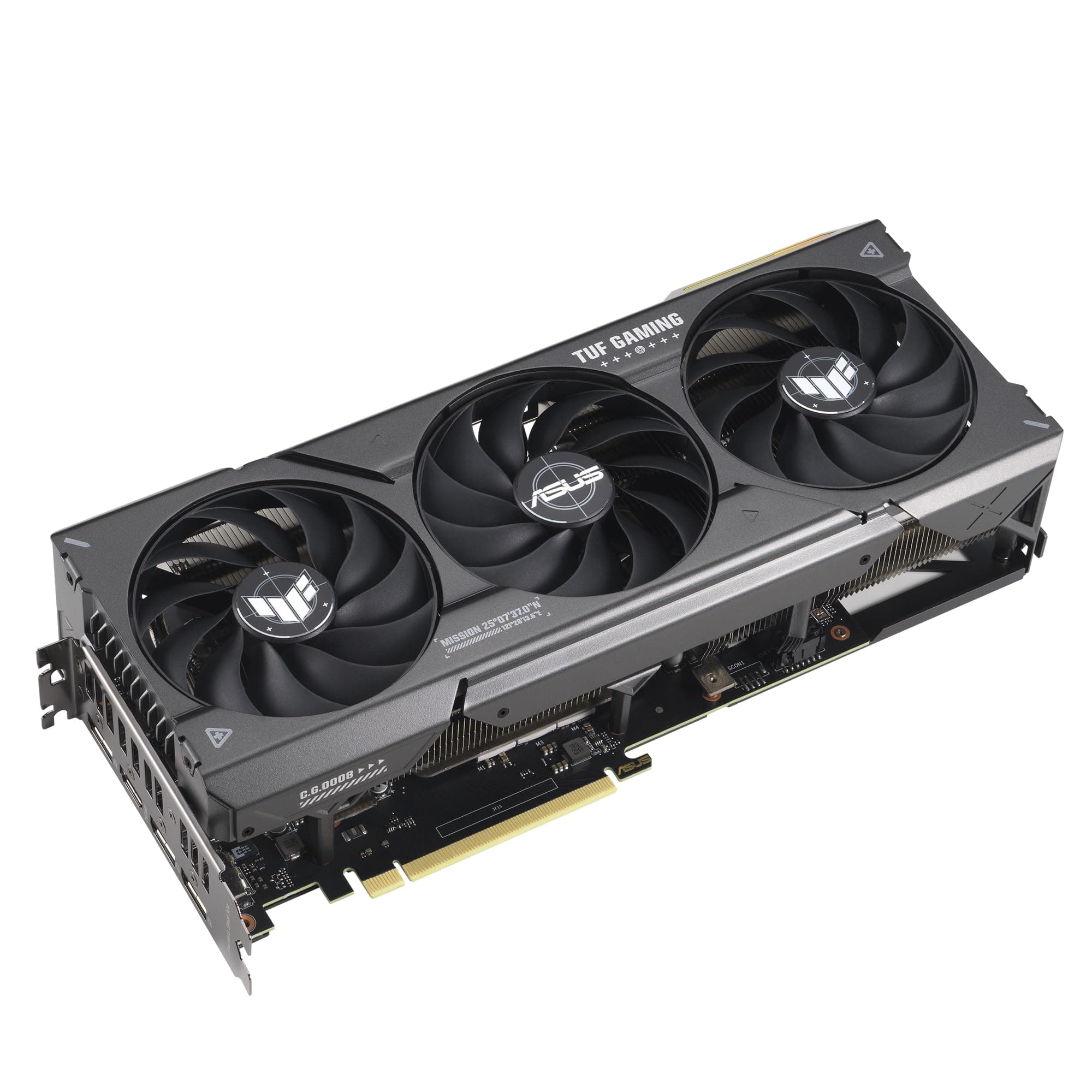 ASUS TUF Gaming GeForce RTX 4070 12GB GDDR6X OC Edition Gaming Grafikkarte (NVIDIA GeForce RTX4070 DLSS 3, PCIe 4.0, 1x HDMI 2.1, 3X DisplayPort 1.4a, TUF-RTX4070-O12G-GAMING) Bild 5
