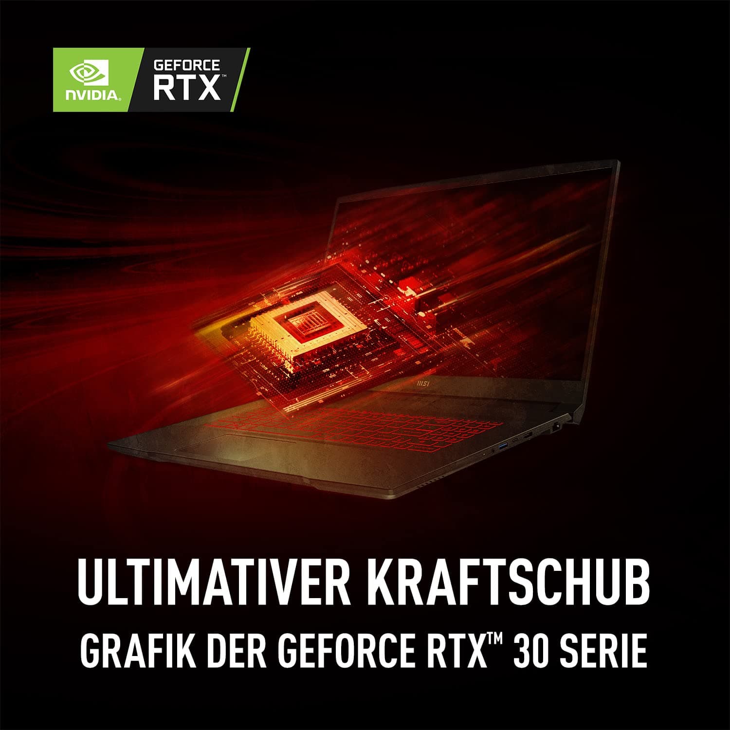 MSI Katana GF76 Gaming Laptop | 17.3" FHD 144 Hz Display | Intel Core i7-12700H | 16GB RAM | 512GB SSD Speicher | Nvidia RTX 3060 Grafik | QWERTZ Tastatur | Windows 11 Intel Core i7-12700H RTX 3060 6GB Bild 7