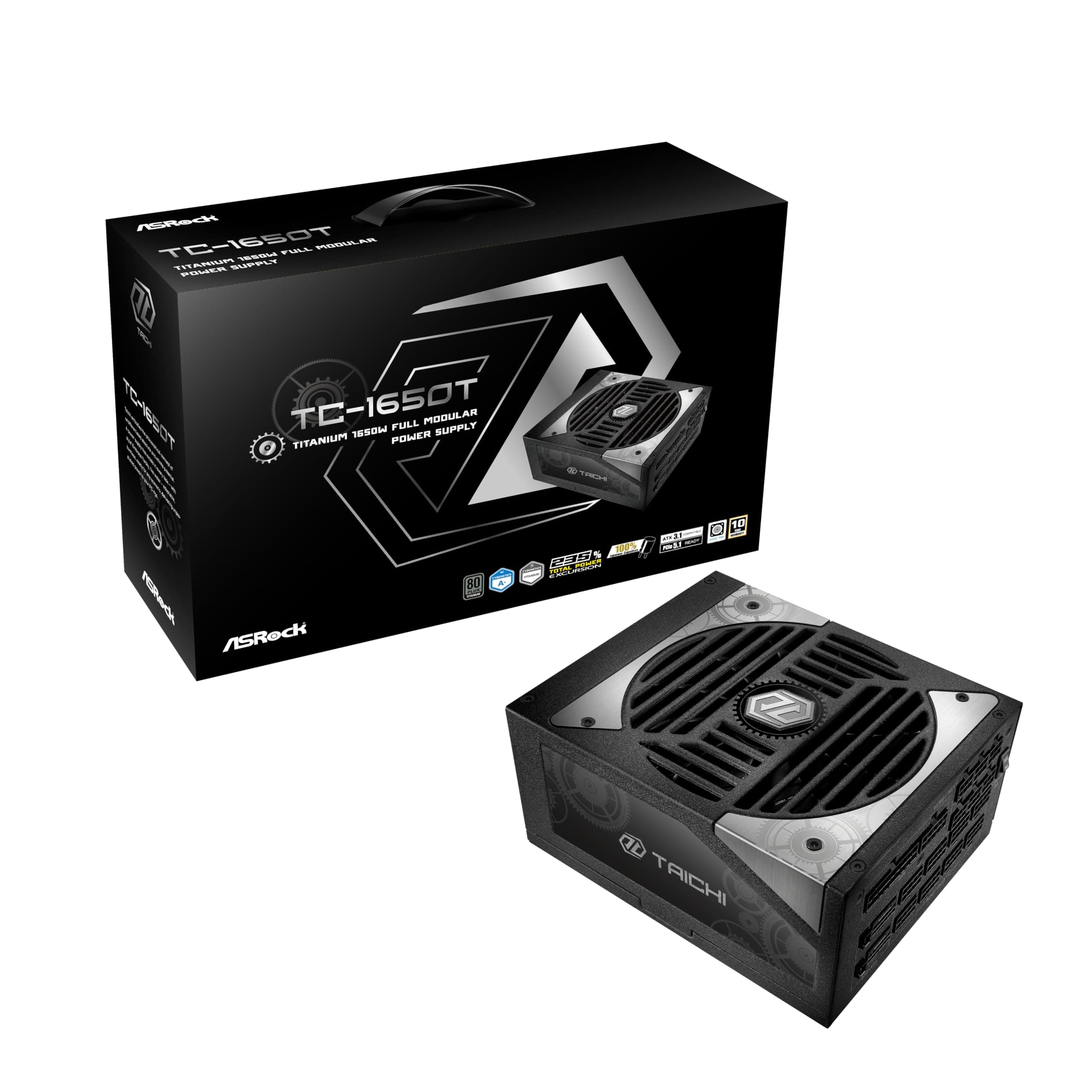 ASRock PRO 850G Netzteil – 850 W 80 Plus Gold zertifiziert, ATX 3.1 & PCIe 5.1 Ready, nativer 12V-2x6-Anschluss, 120 mm geräuscharmer Lüfter, 3 Jahre Garantie Gold Pro 850W Bild 2
