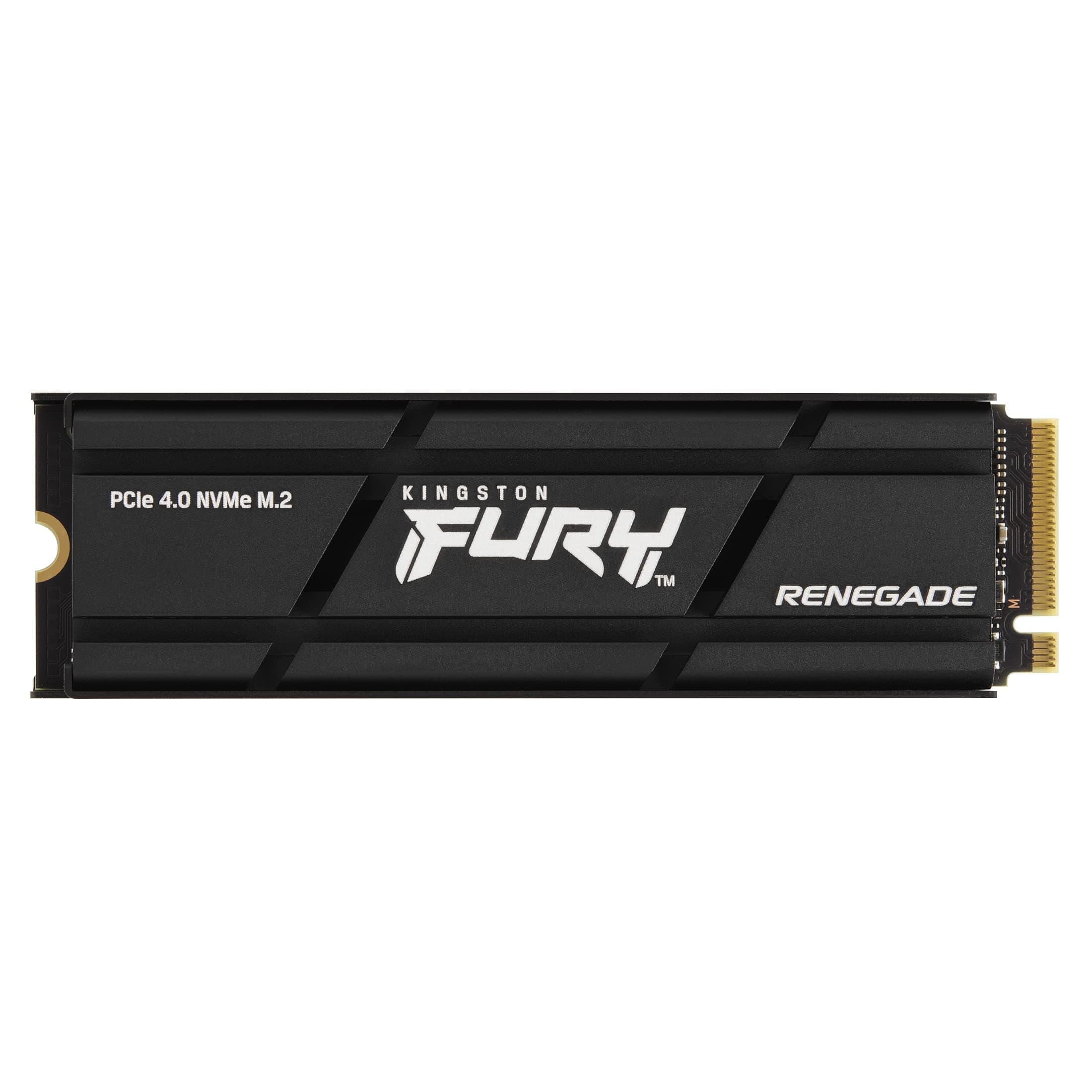 Kingston FURY Renegade 4000G PCIe 4.0 NVMe SSD W/ HEATSINK - Für Gamer, Enthusiasten und Hochleistungsnutzer - SFYRDK/4000G, schwarz 4TB Heatsink