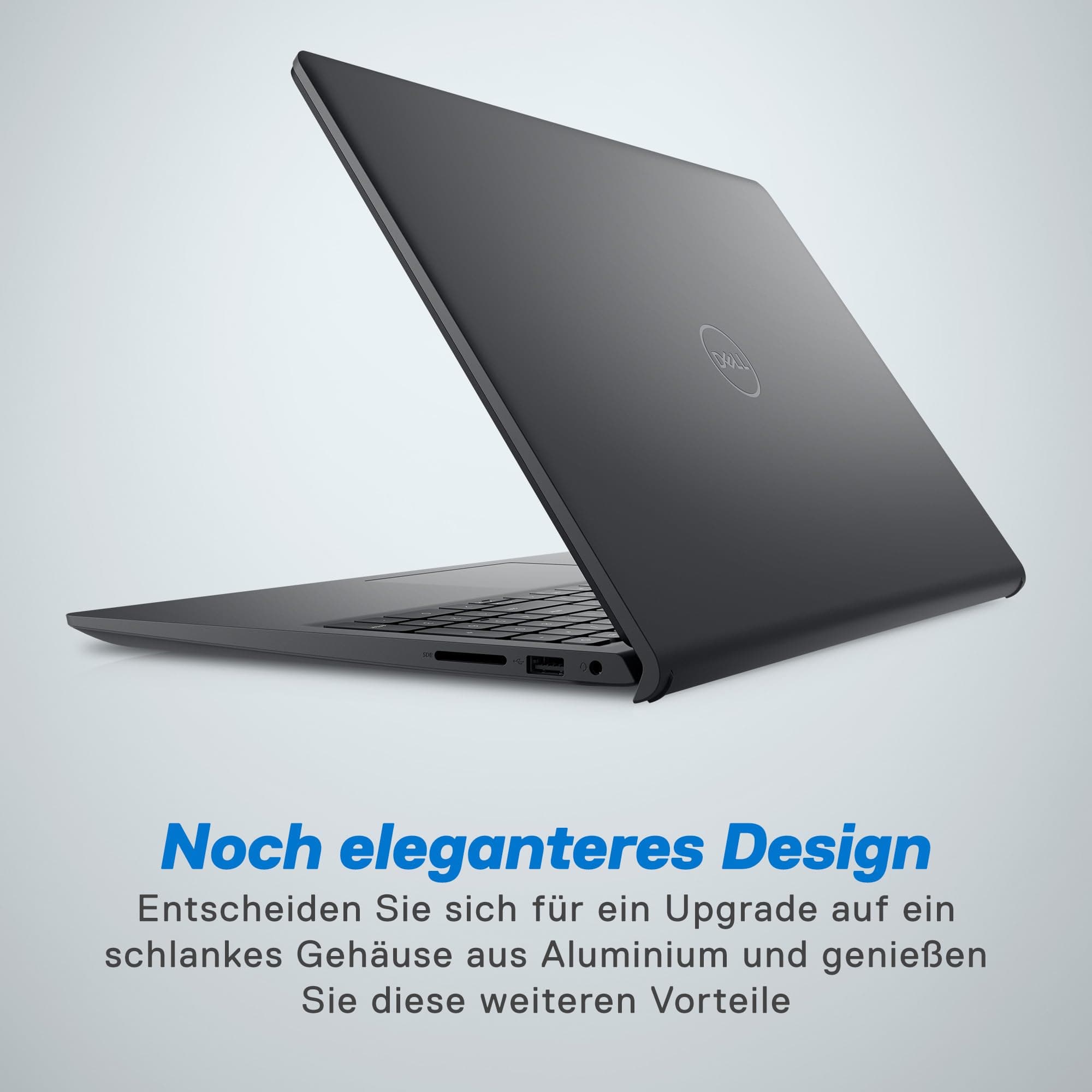 Dell Inspiron 15 3535 Laptop 15.6 Inch FHD 120Hz, AMD Ryzen 5 7520U, 8GB RAM LPDDR5, 512GB SSD, AMD Radeon Graphics, Intel Wi-Fi 6, Windows 11 Home, German QWERTY Black Ryzen 5 7520U 8 GB 512GB Bild 6