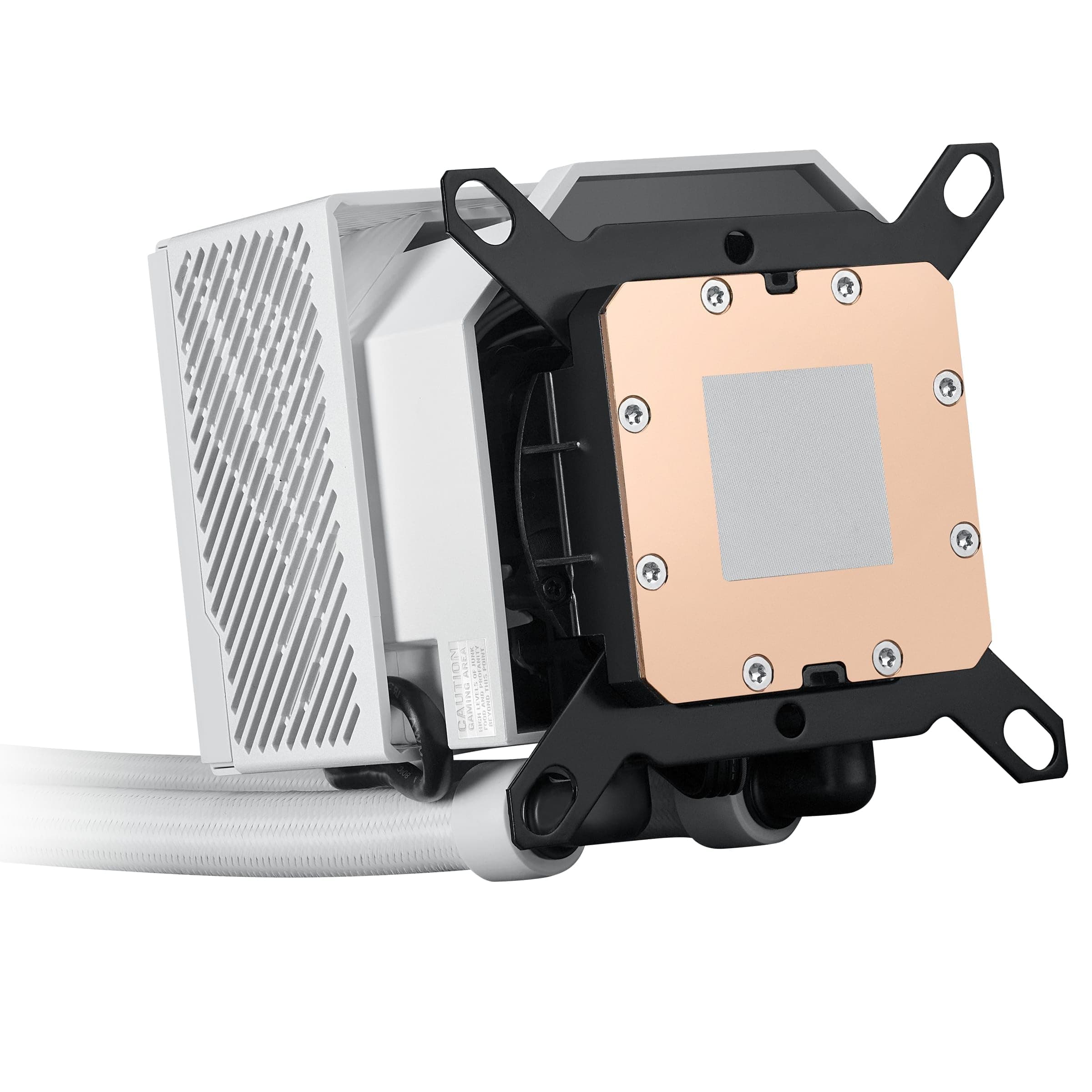 ASUS ROG Ryujin III 240 ARGB White Edition All-in-One Flüssig CPU-Kühler (3,5 Zoll LCD, Asetek-Pumpe der 8. Generation, 2x ROG 120mm Radiator mit magnetischen Daisy-Chain ARGB-Lüftern, weiß) Bild 8