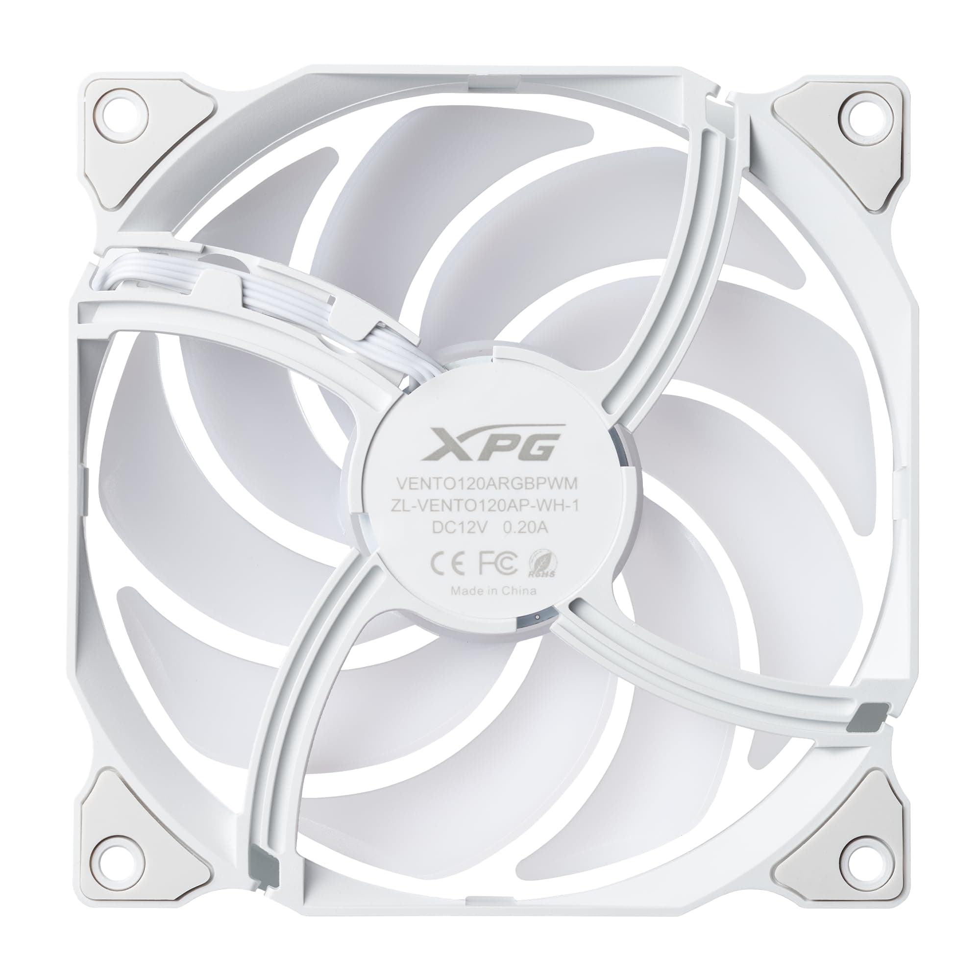 Lüfter XPG VENTO 120 (120mm ARGB PWM Fan) weiß retail Bild 5
